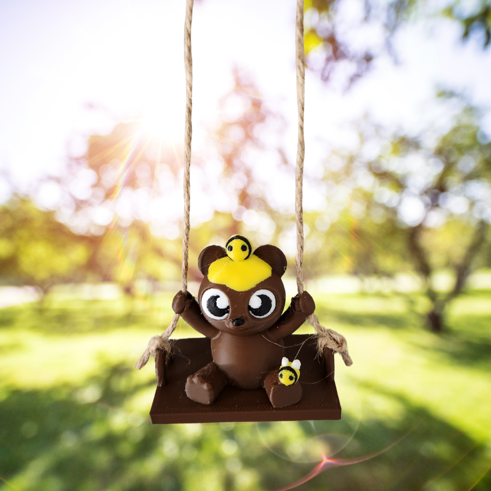 3D Printed Characters on Swings