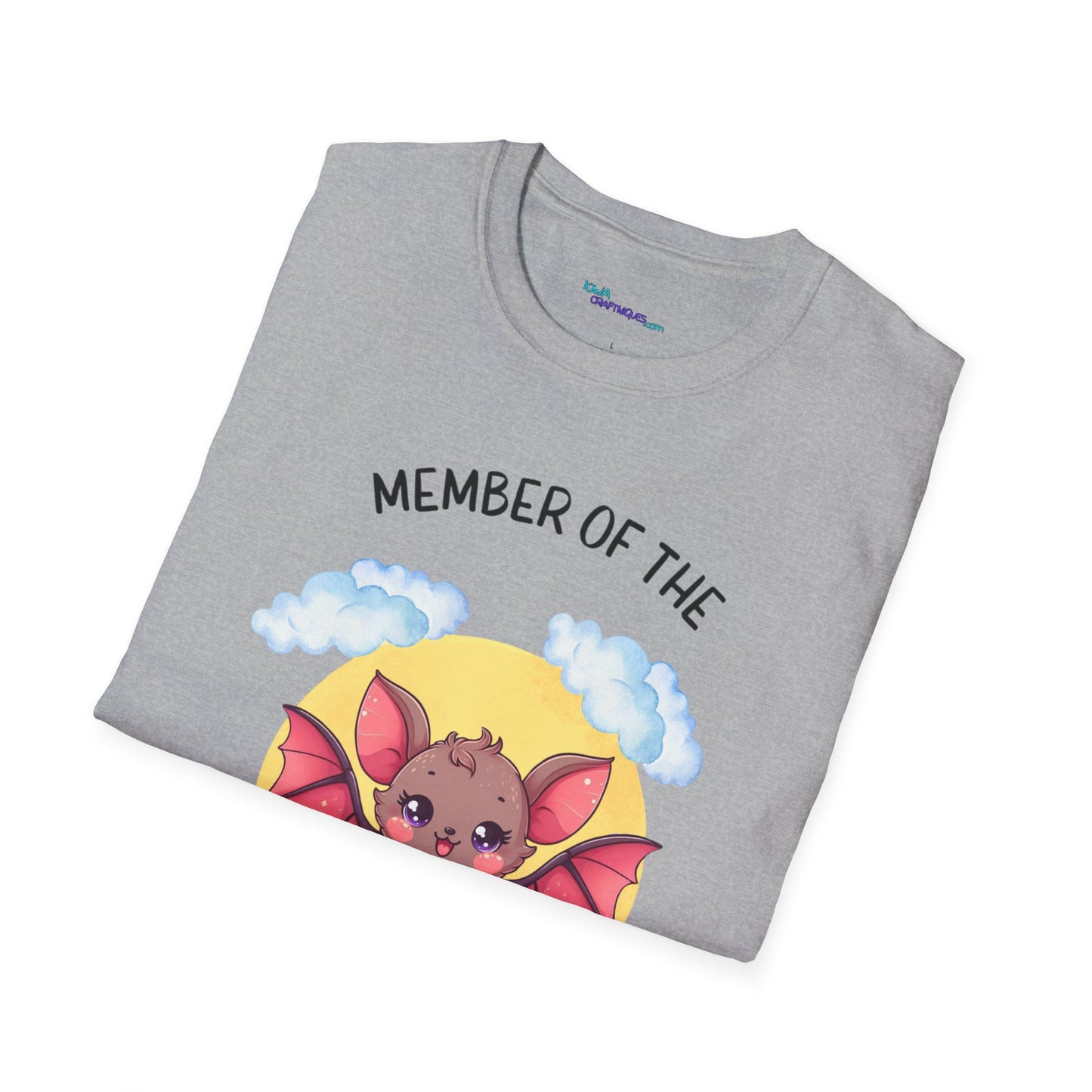 Member of Bat Sh** Crazy Club Unisex Softstyle T-Shirt