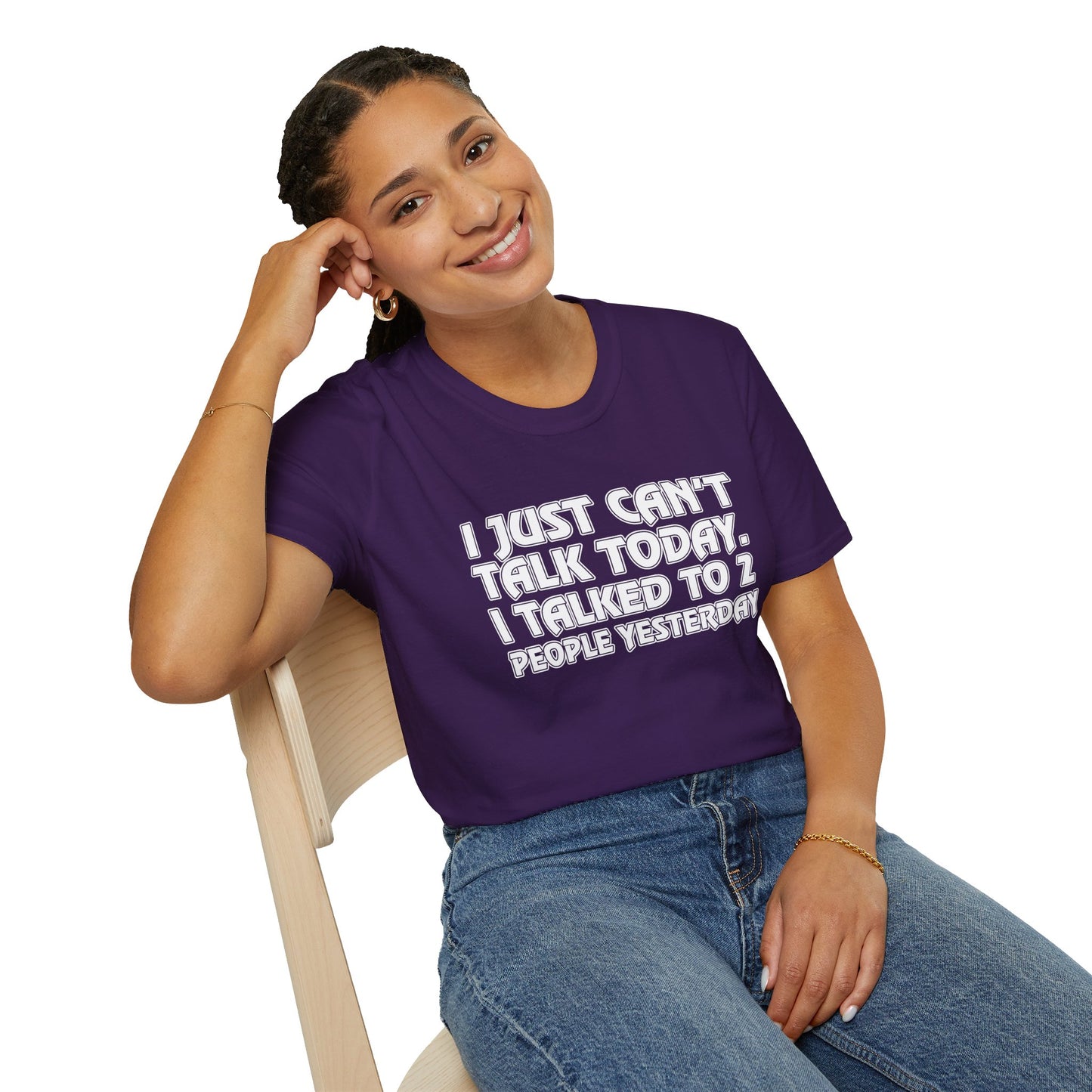 Can't Talk Unisex Softstyle T-Shirt