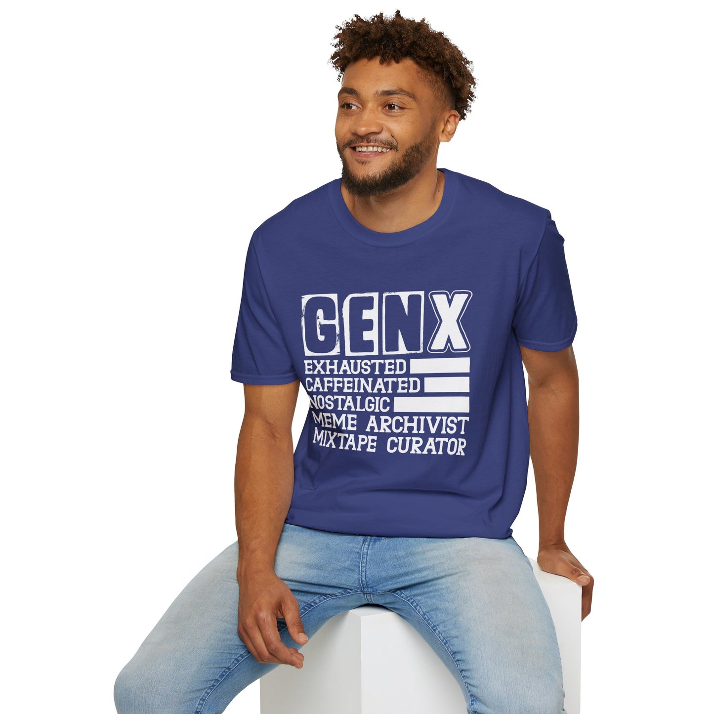 GEN X Exhausted Unisex Softstyle T-Shirt