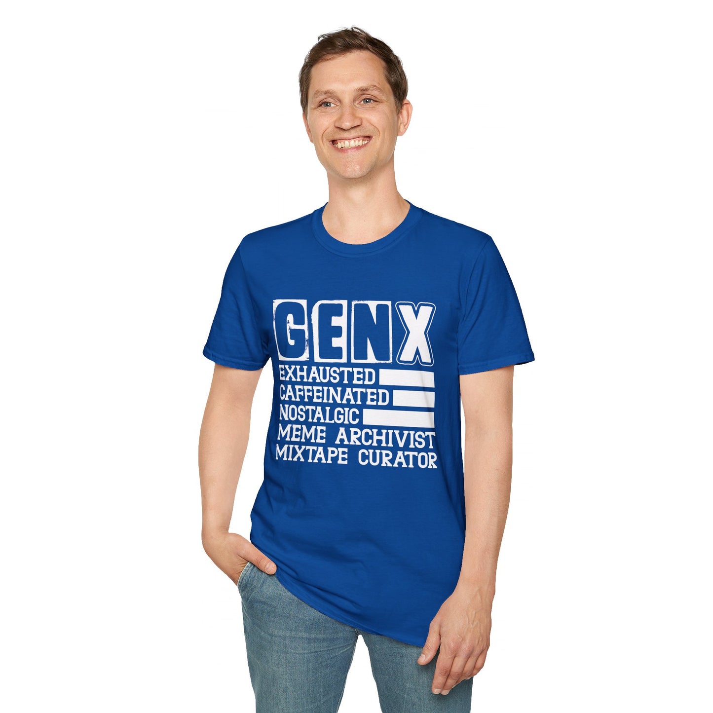 GEN X Exhausted Unisex Softstyle T-Shirt