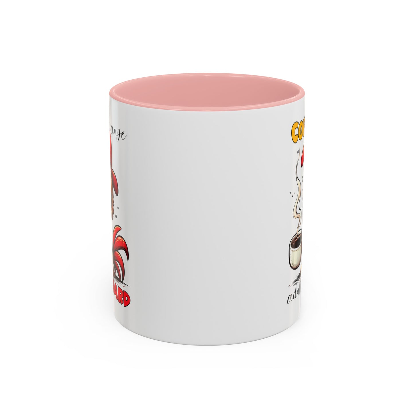 Adulting is Hard Accent Coffee Mug (11, 15oz)