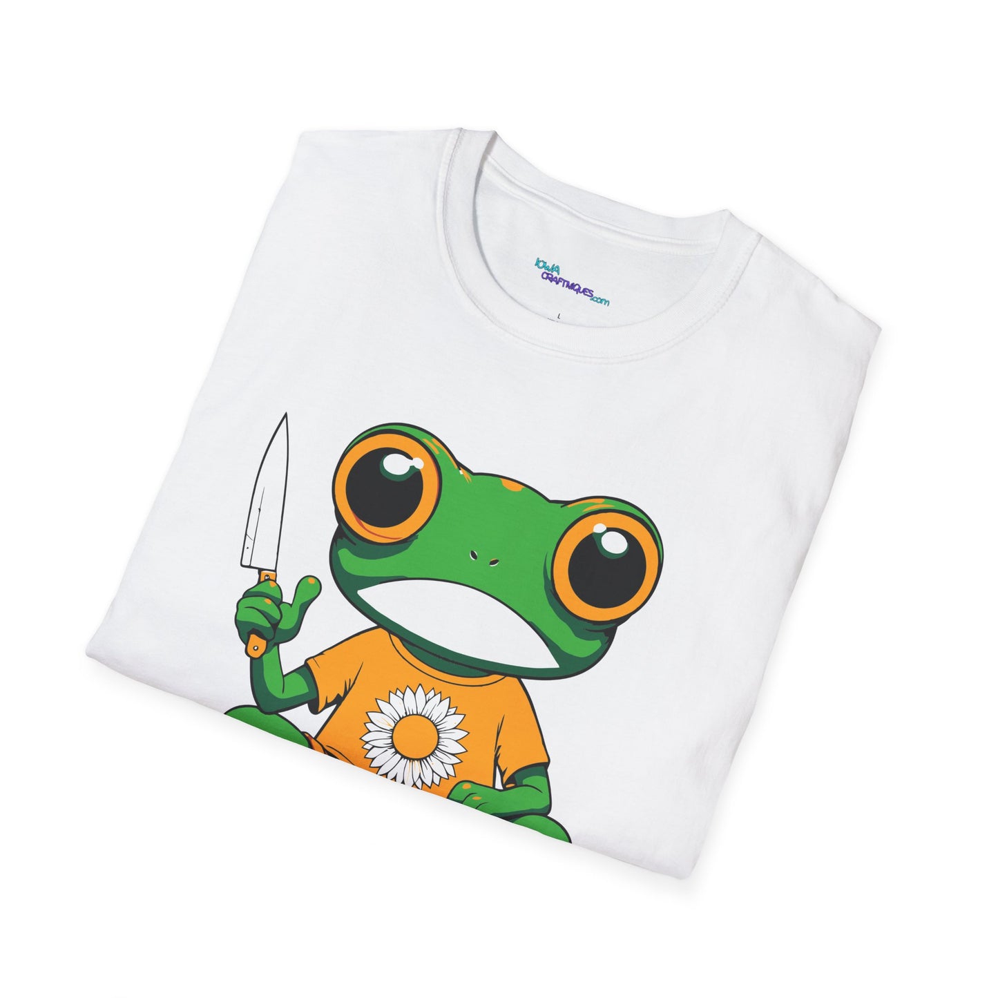 Don't Test Me Frog Unisex Softstyle T-Shirt