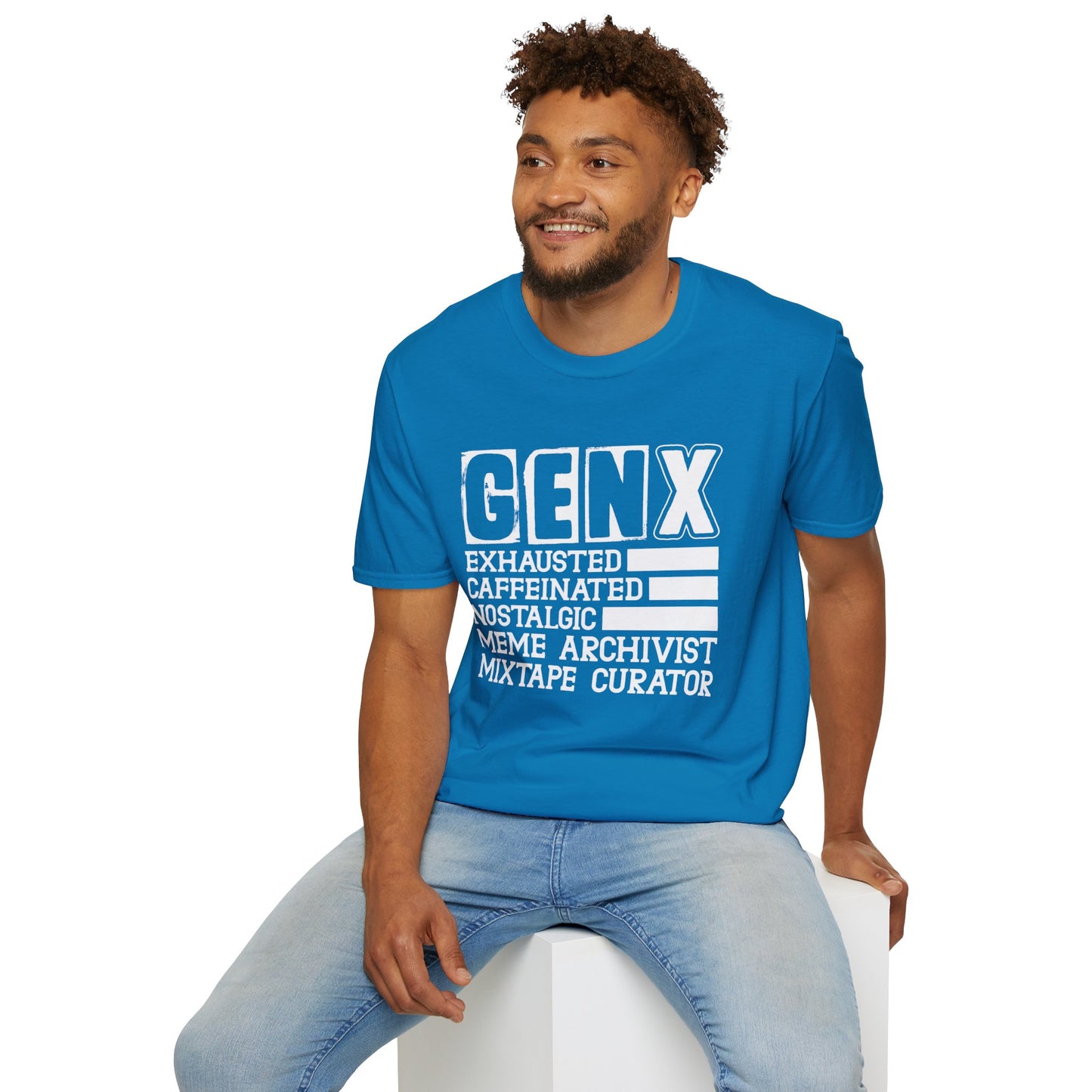 GEN X Exhausted Unisex Softstyle T-Shirt