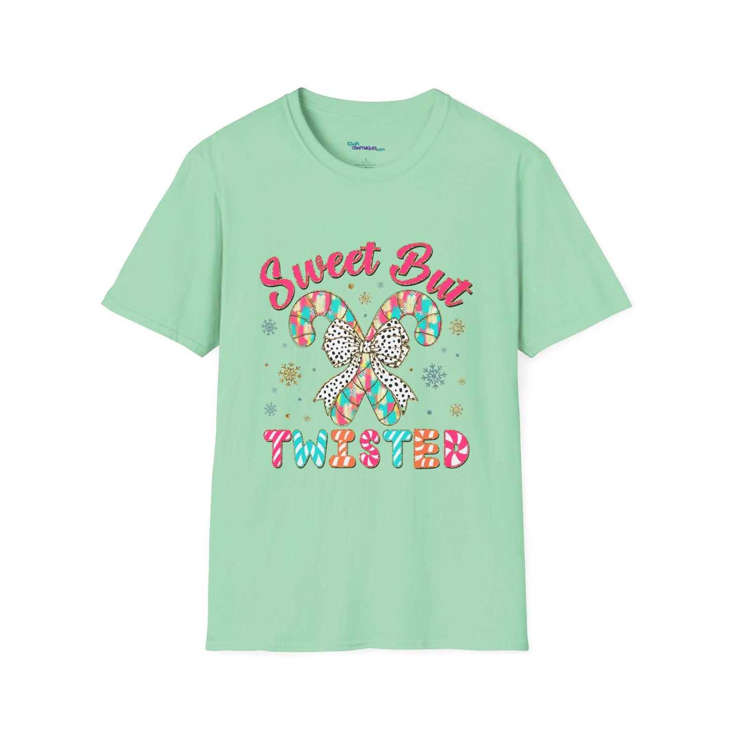 Sweet But Twisted Unisex Softstyle T-Shirt – Fun Holiday Graphic Tee