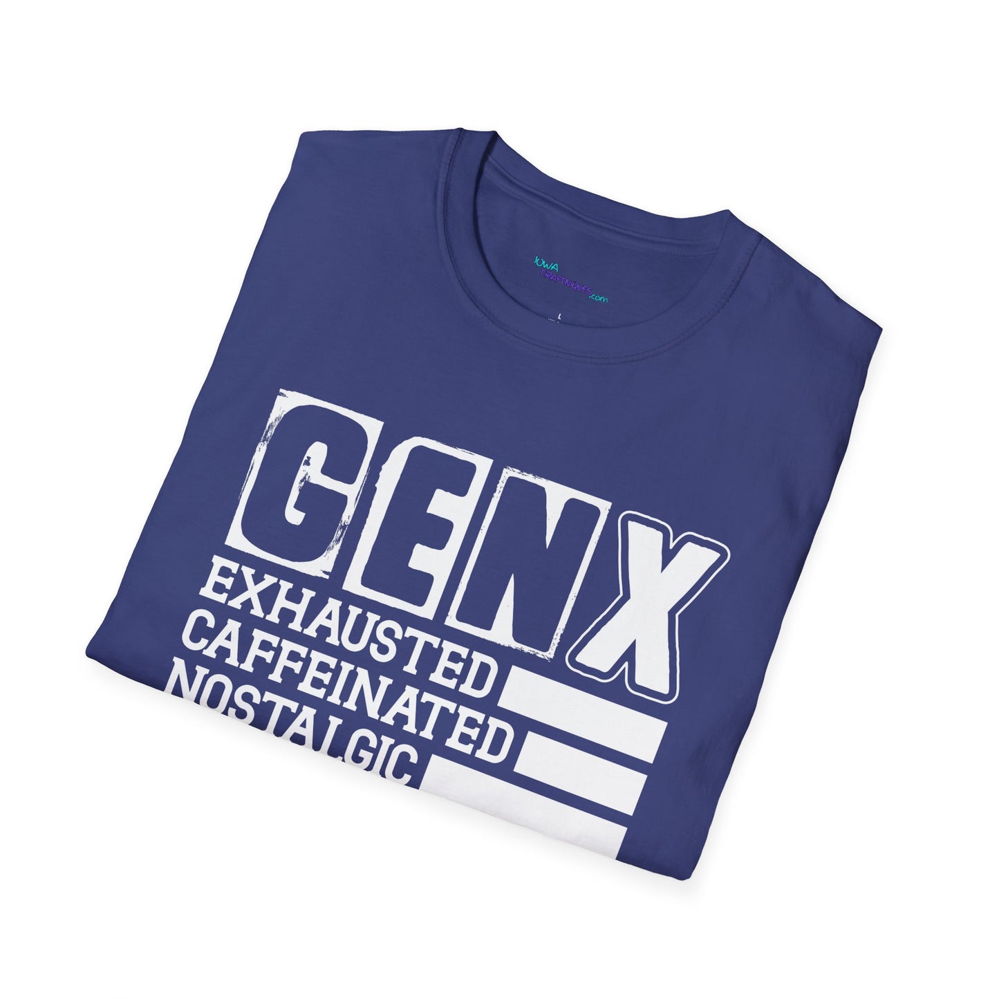 GEN X Exhausted Unisex Softstyle T-Shirt
