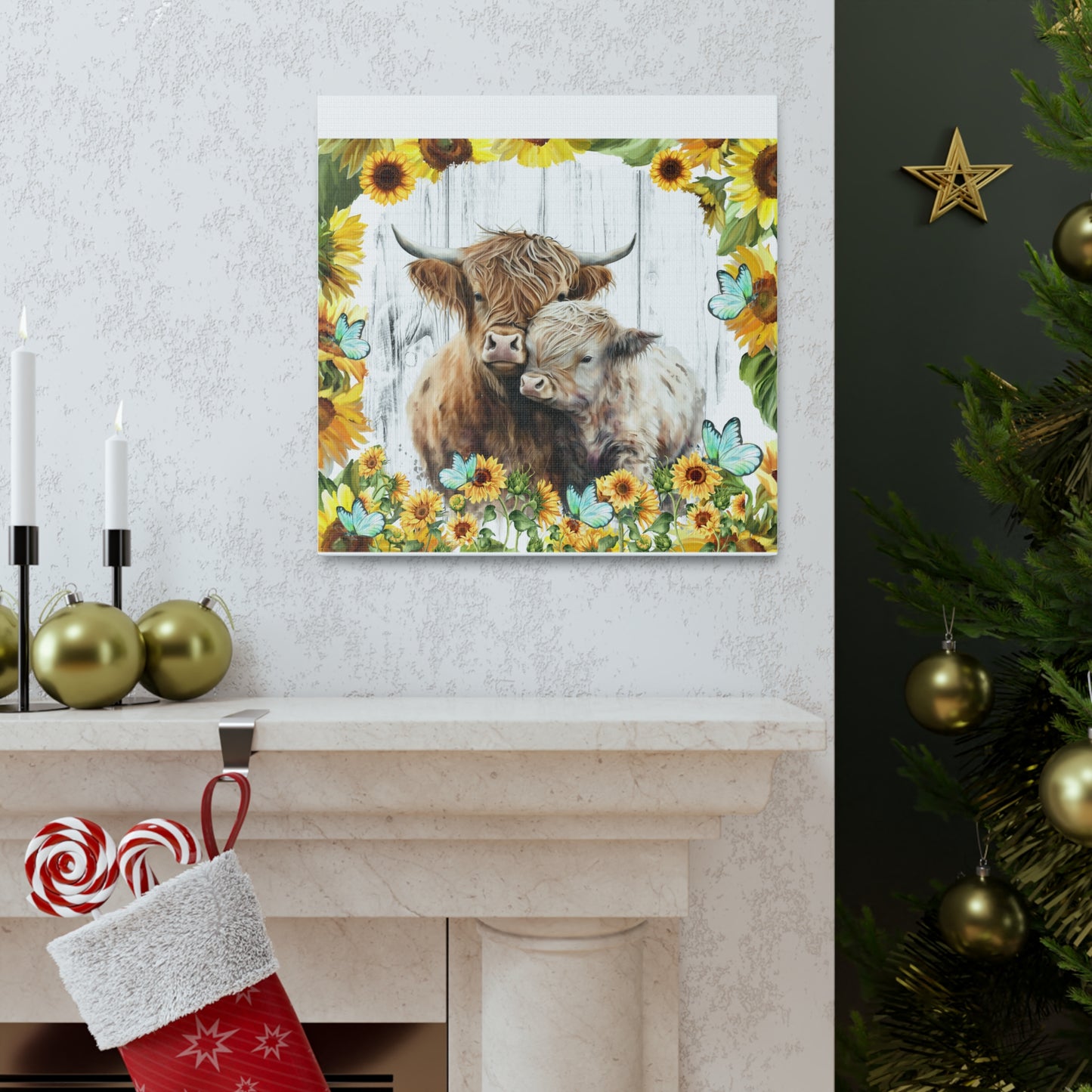 Highland Cows Canvas Gallery Wraps