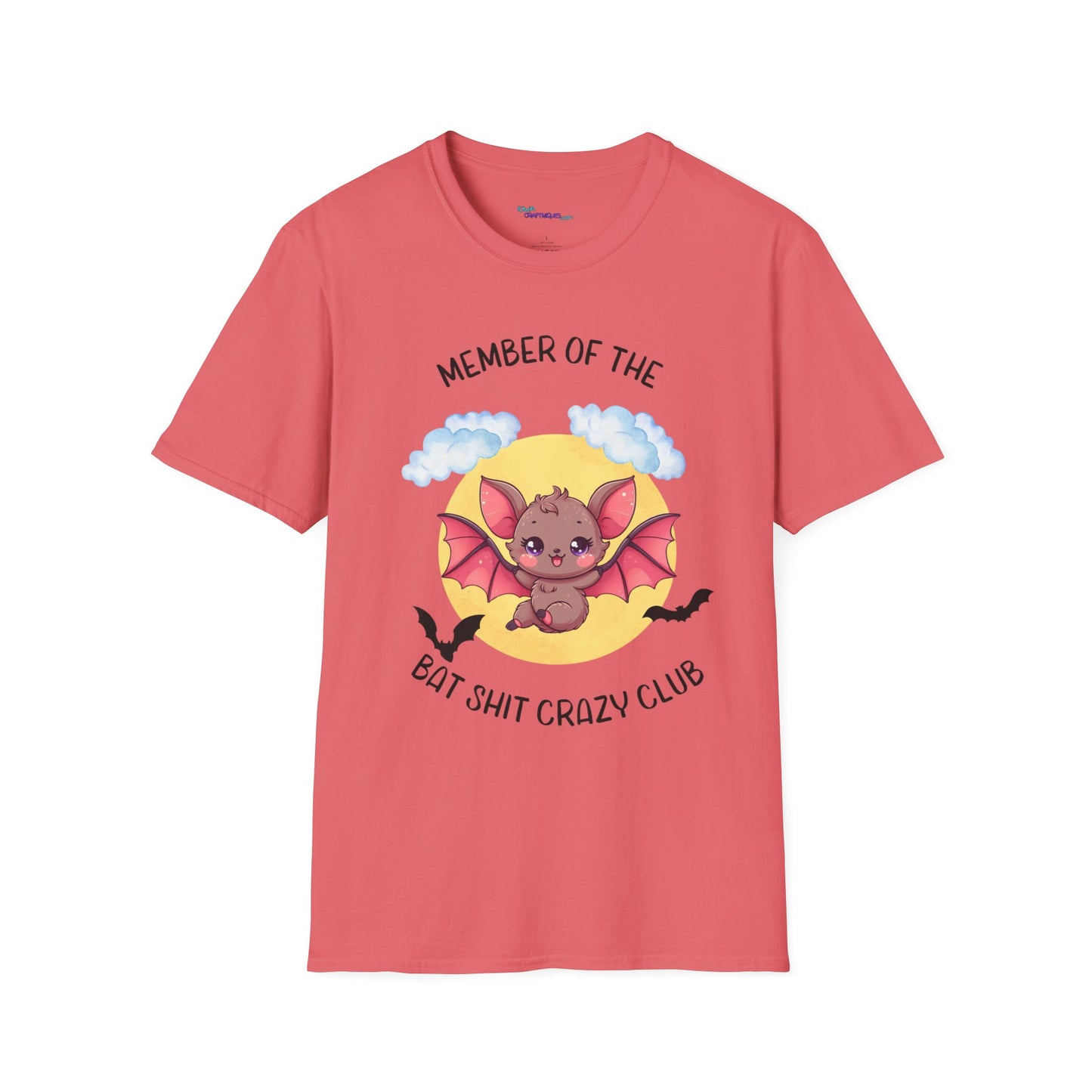 Member of Bat Sh** Crazy Club Unisex Softstyle T-Shirt