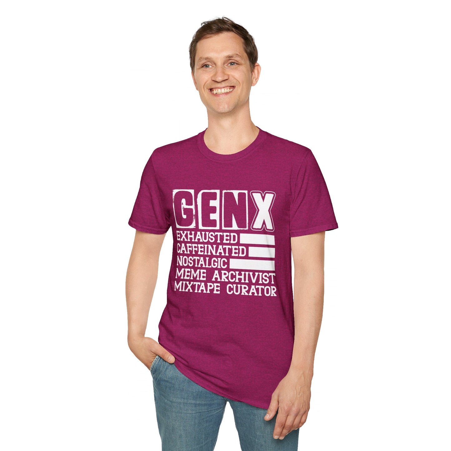 GEN X Exhausted Unisex Softstyle T-Shirt