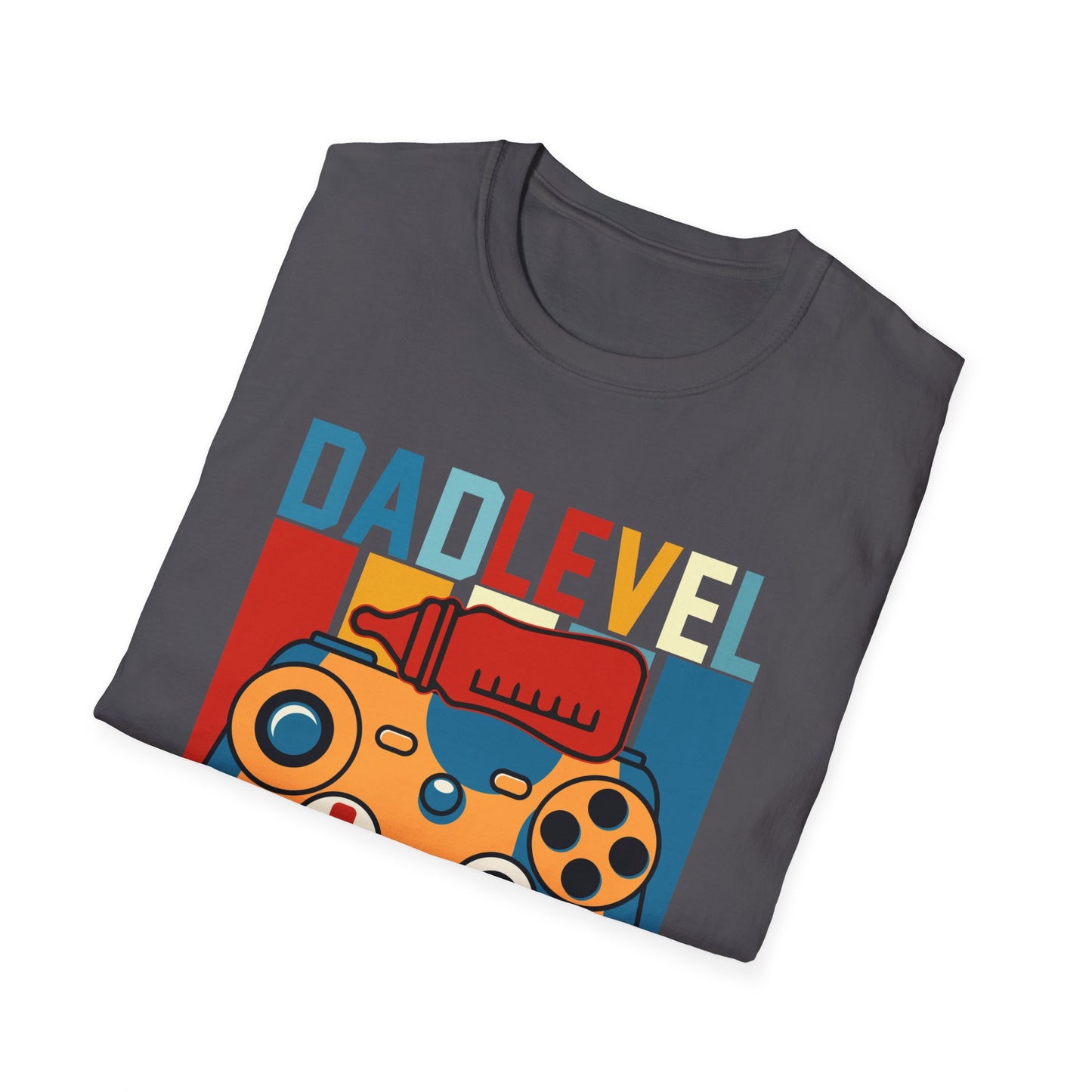 Dad Level Unlocked Unisex Softstyle T -Shirt