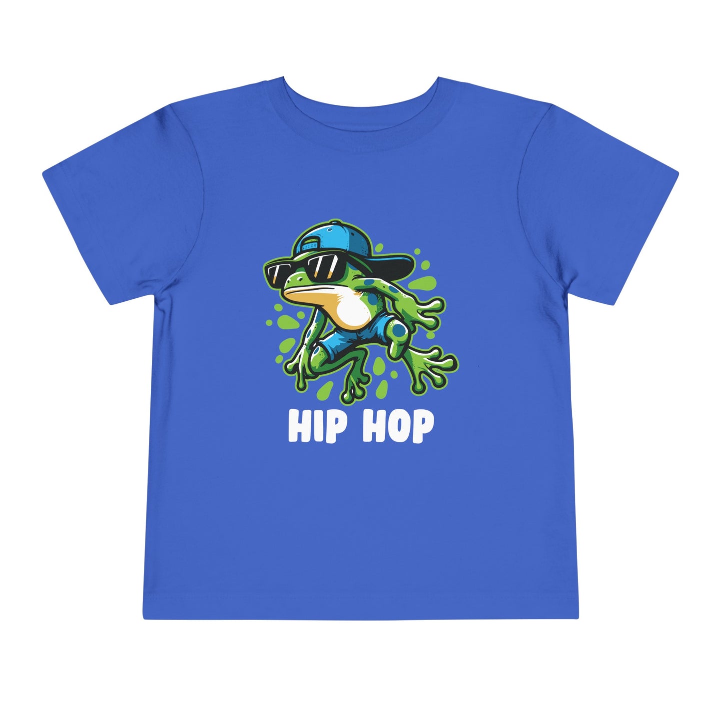 Hip Hop Frog Toddler Short Sleeve Tee