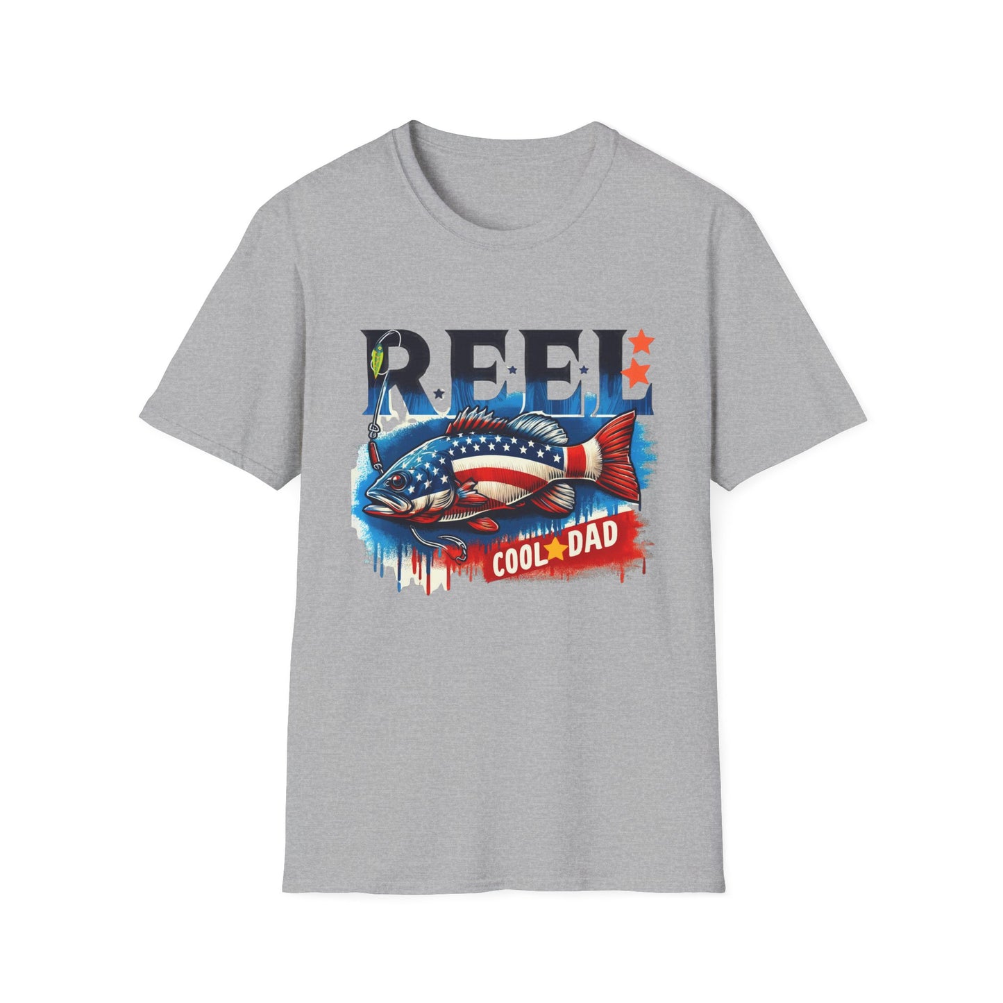 Reel Cool Dad Unisex Softstyle T -Shirt