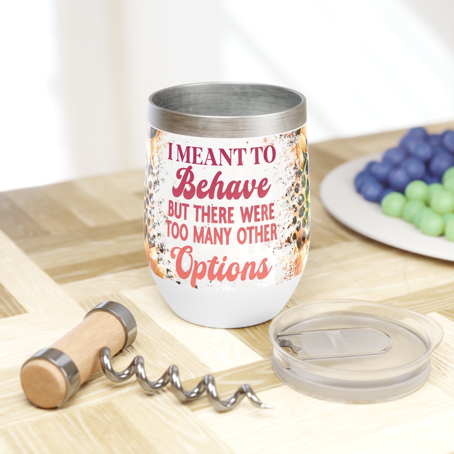 Behave 12oz Insulated Wine Tumbler