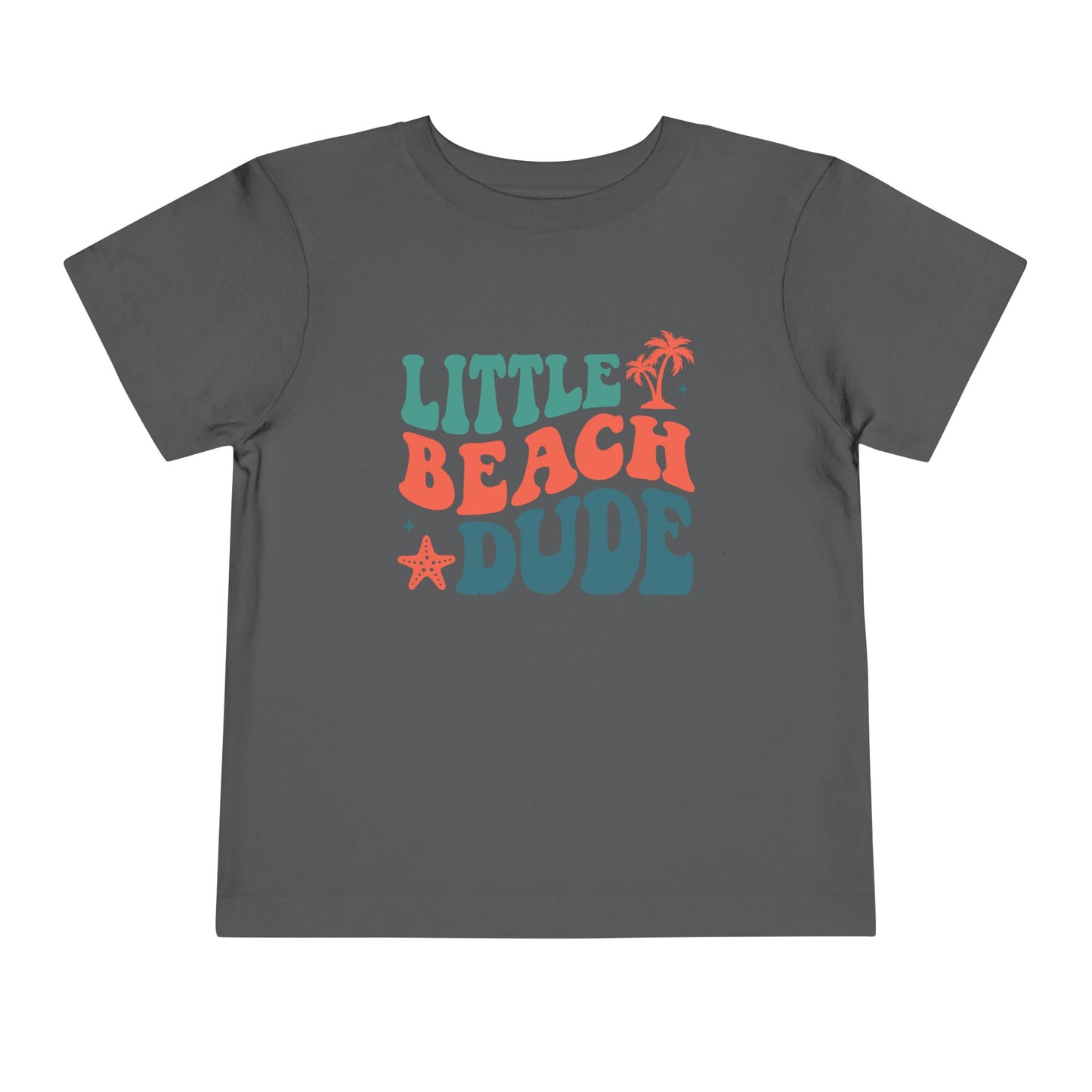 Little Beach Dude Toddler Short Sleeve Tee