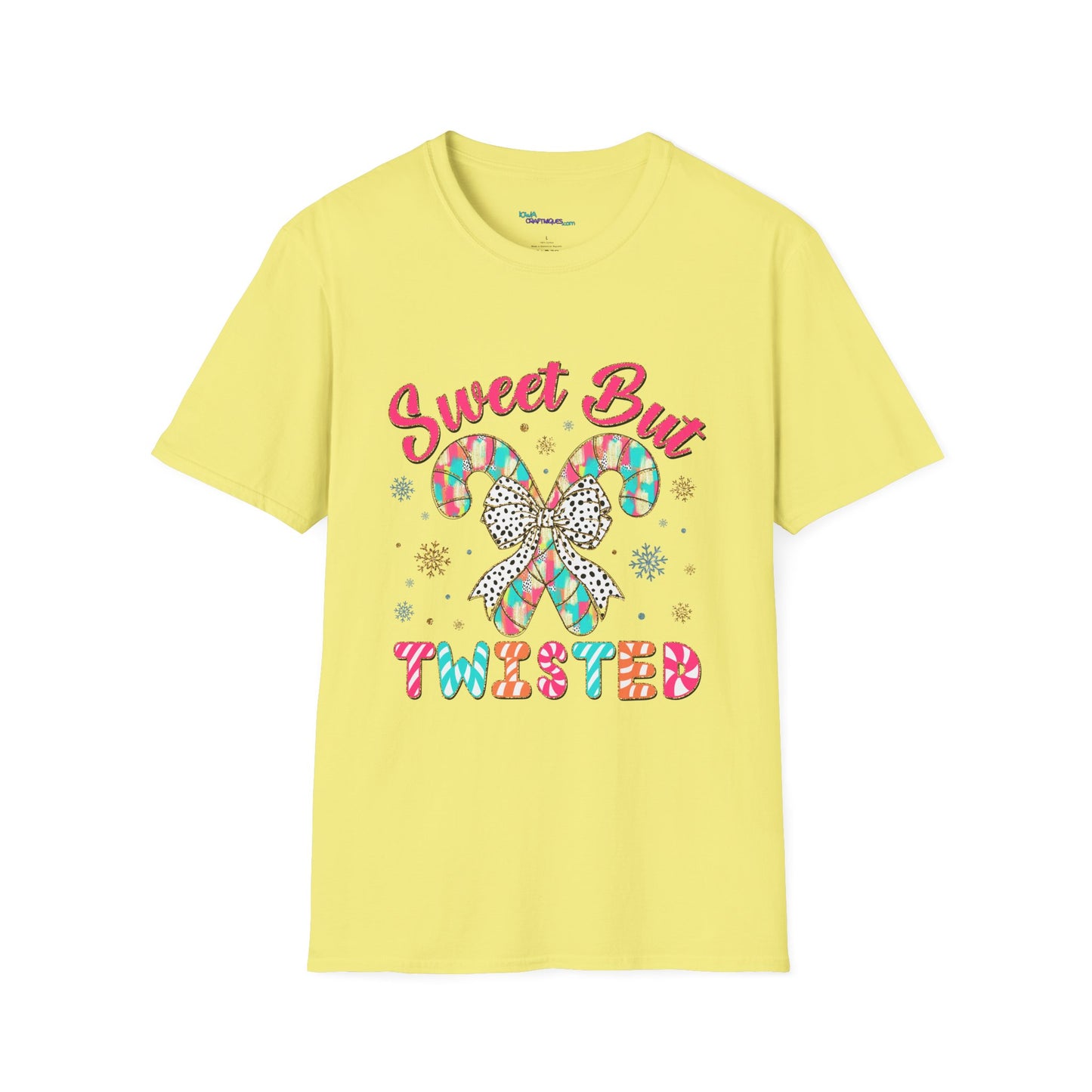 Sweet But Twisted Unisex Softstyle T-Shirt – Fun Holiday Graphic Tee