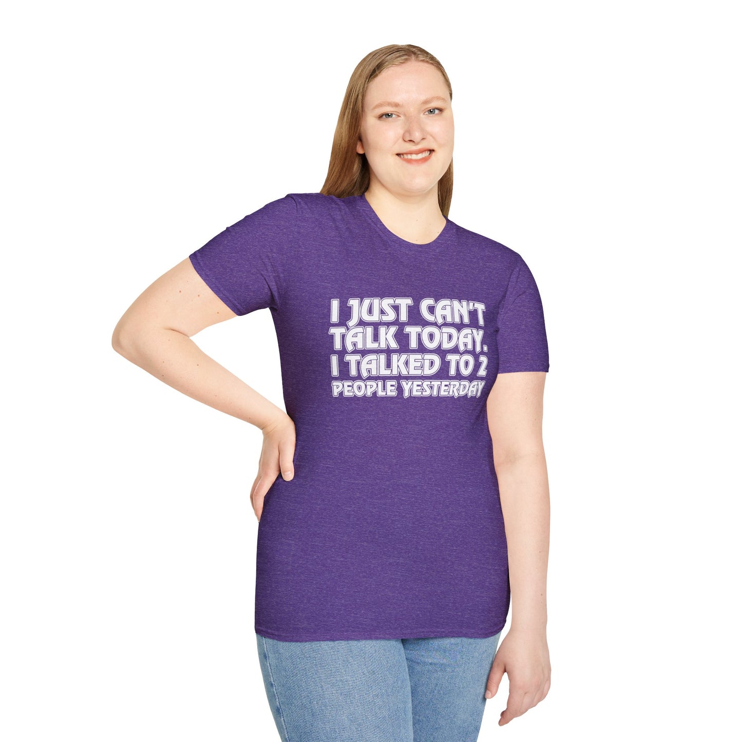 Can't Talk Unisex Softstyle T-Shirt