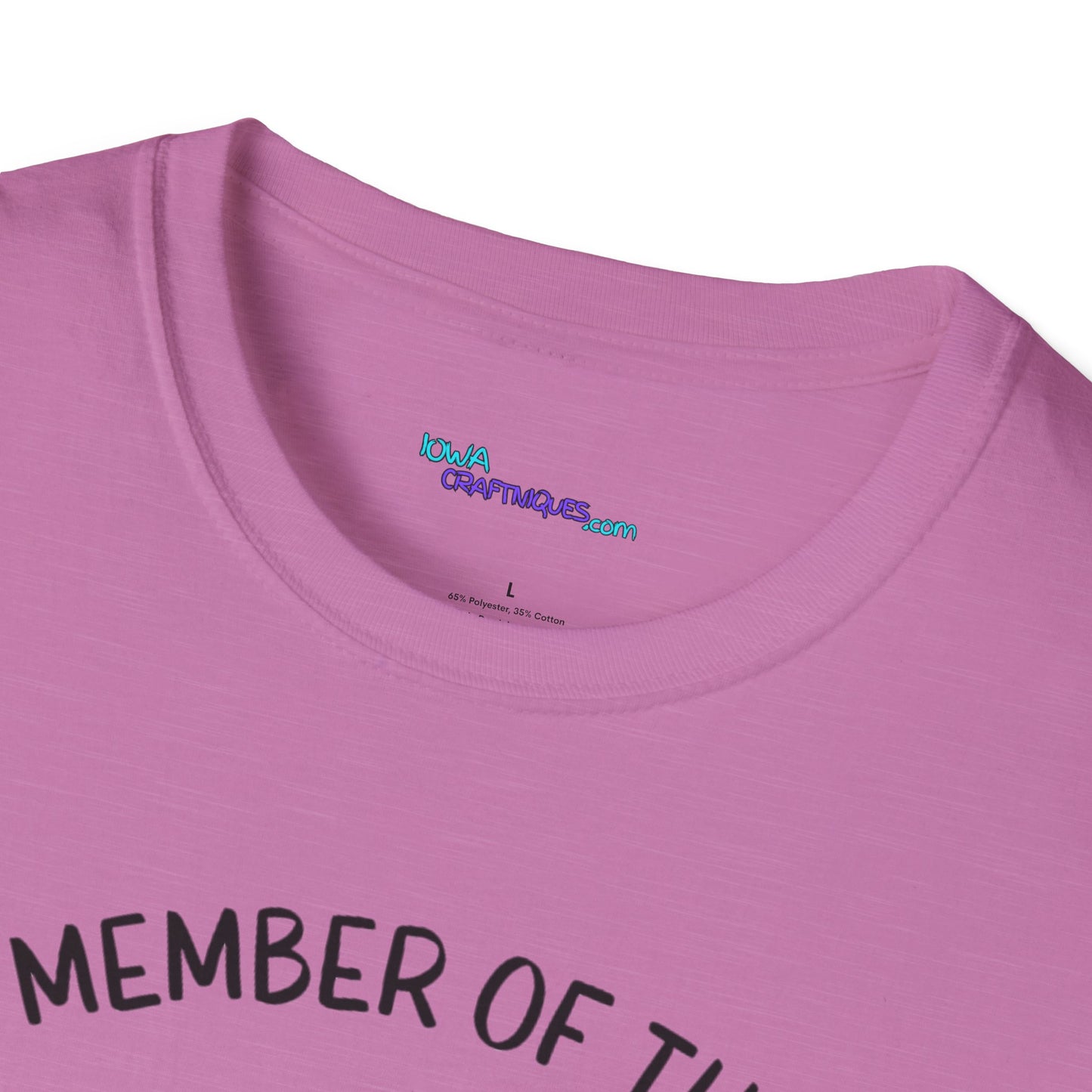 Member of Bat Sh** Crazy Club Unisex Softstyle T-Shirt