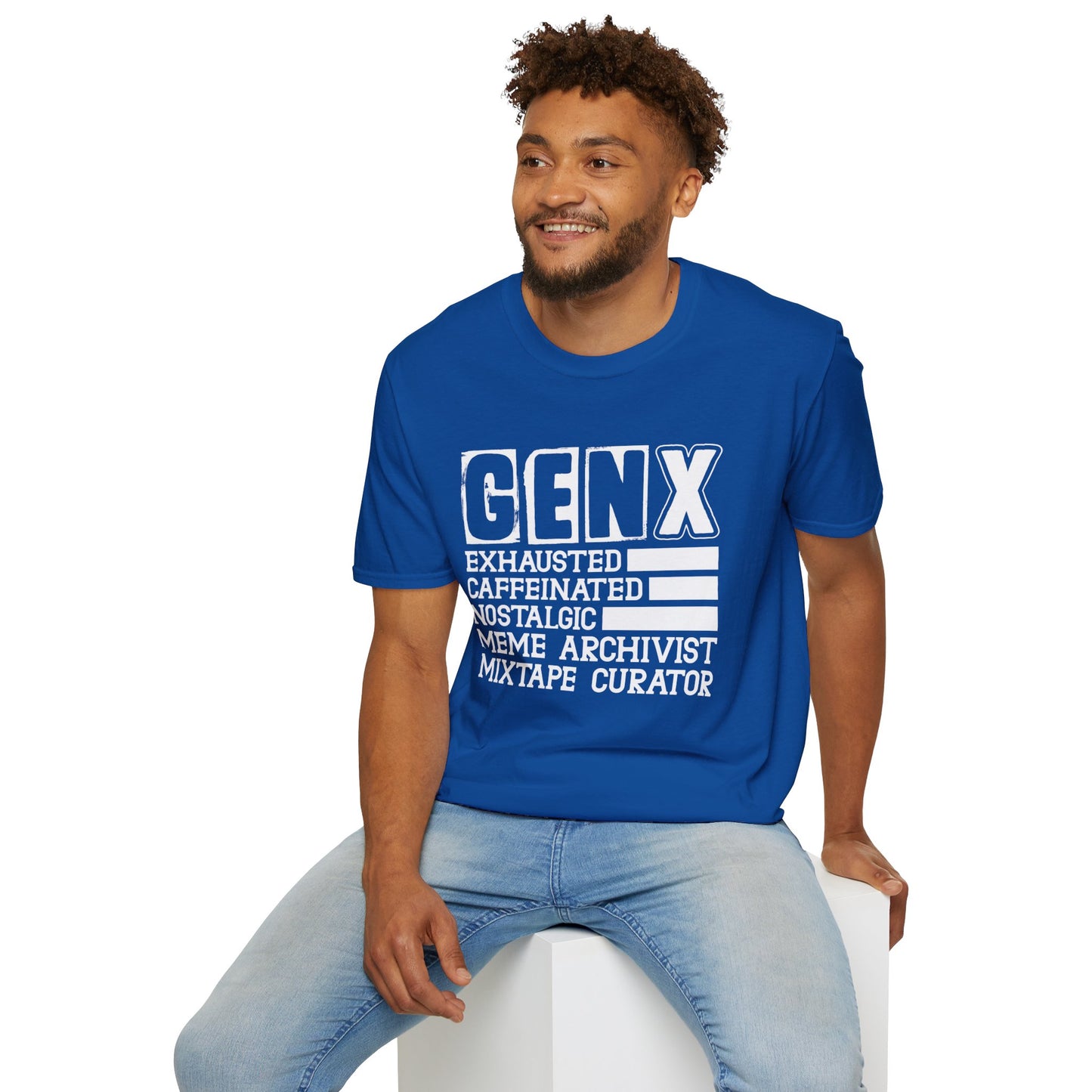 GEN X Exhausted Unisex Softstyle T-Shirt