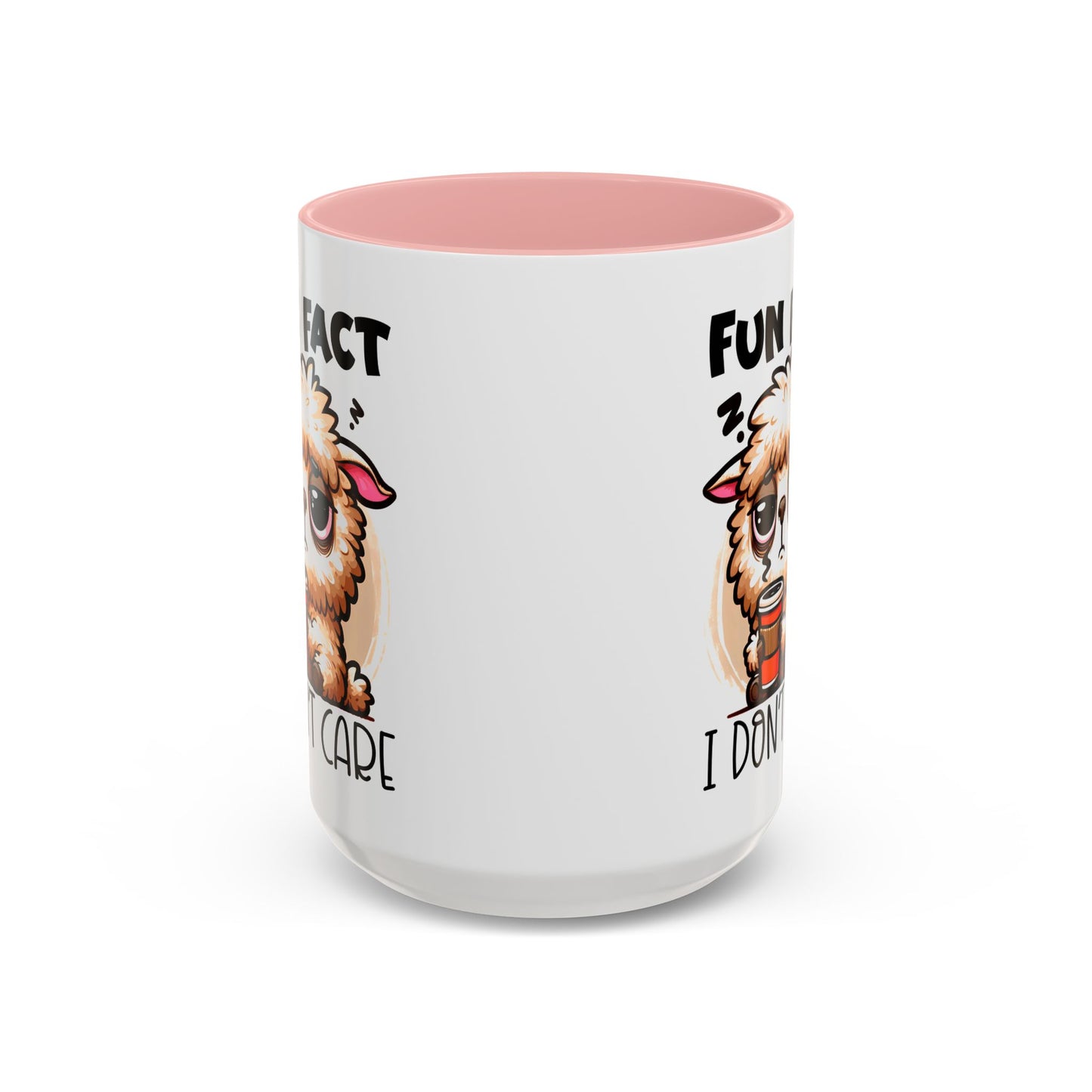 Funny Animal Accent Coffee Mug - 'Fun Fact: I Don't Care'