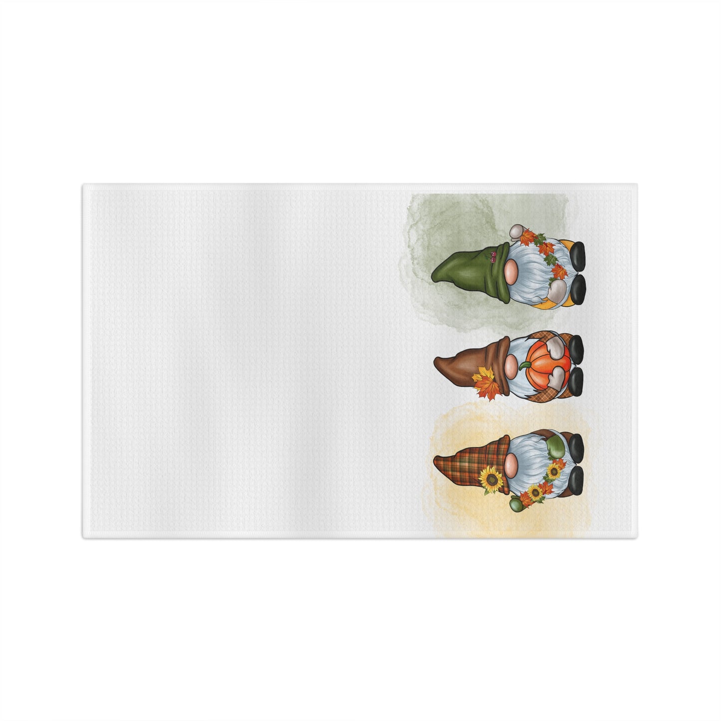 Fall Gnomes Soft Tea Towel