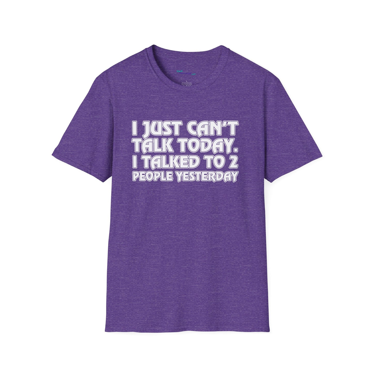 Can't Talk Unisex Softstyle T-Shirt