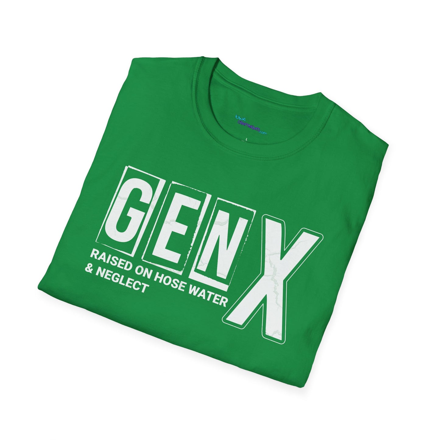 Gen X Raised On Unisex Softstyle T-Shirt