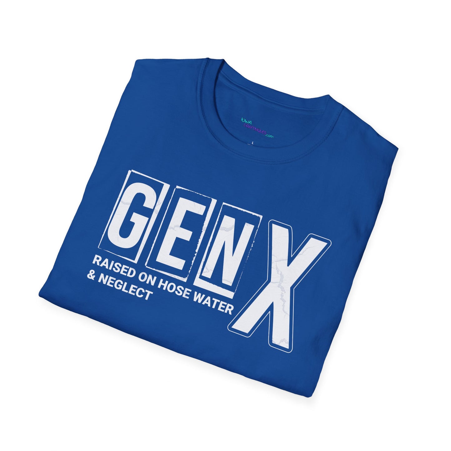 Gen X Raised On Unisex Softstyle T-Shirt