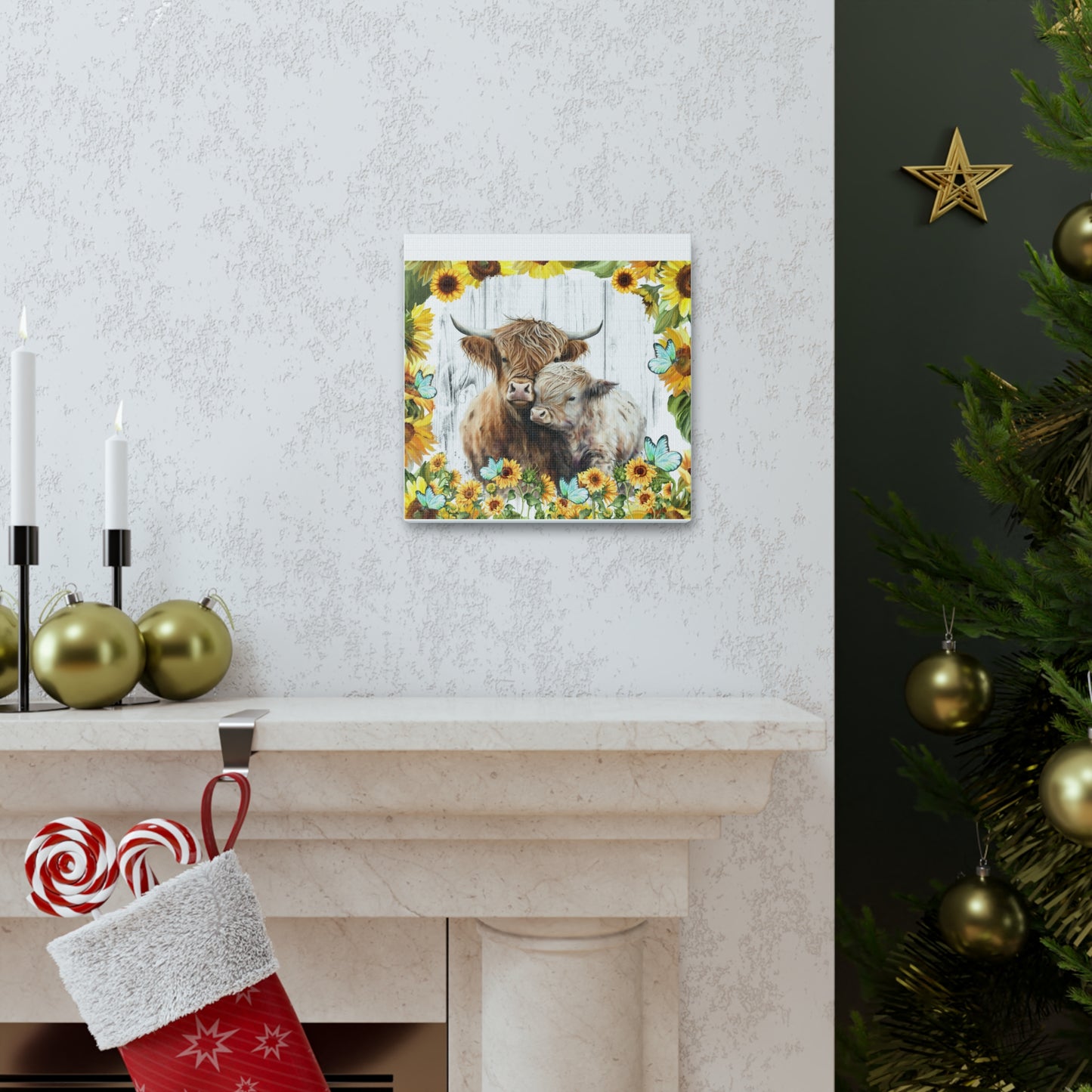 Highland Cows Canvas Gallery Wraps