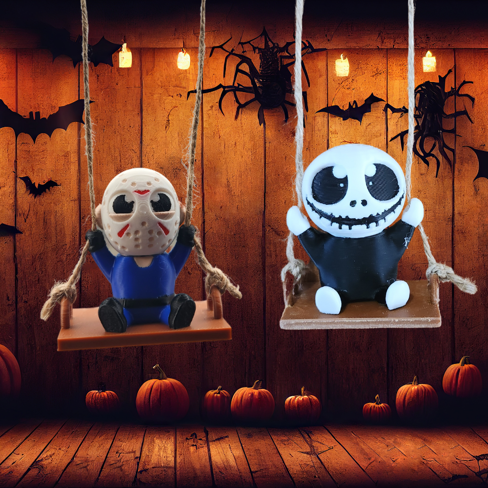 3D Printed Characters on Swings