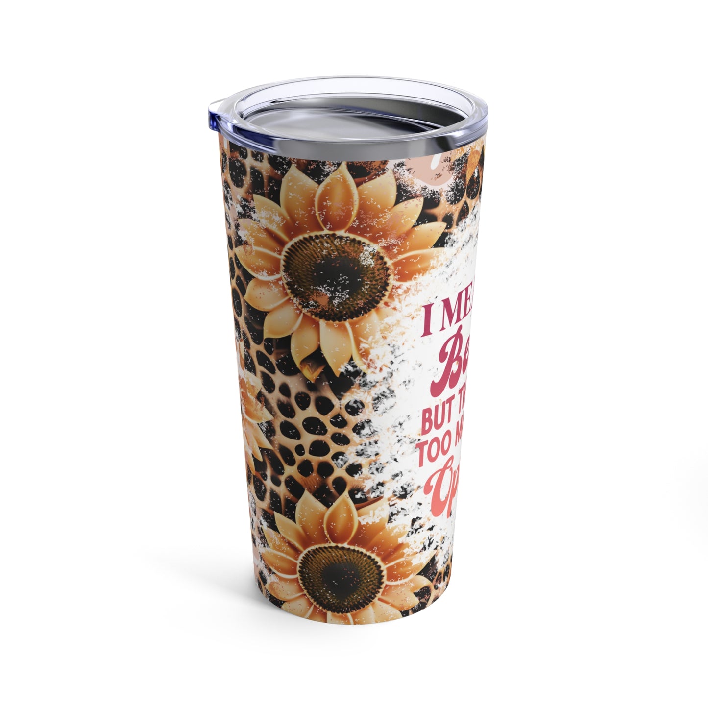 Behave Skinny Steel Tumbler with Straw, 20oz