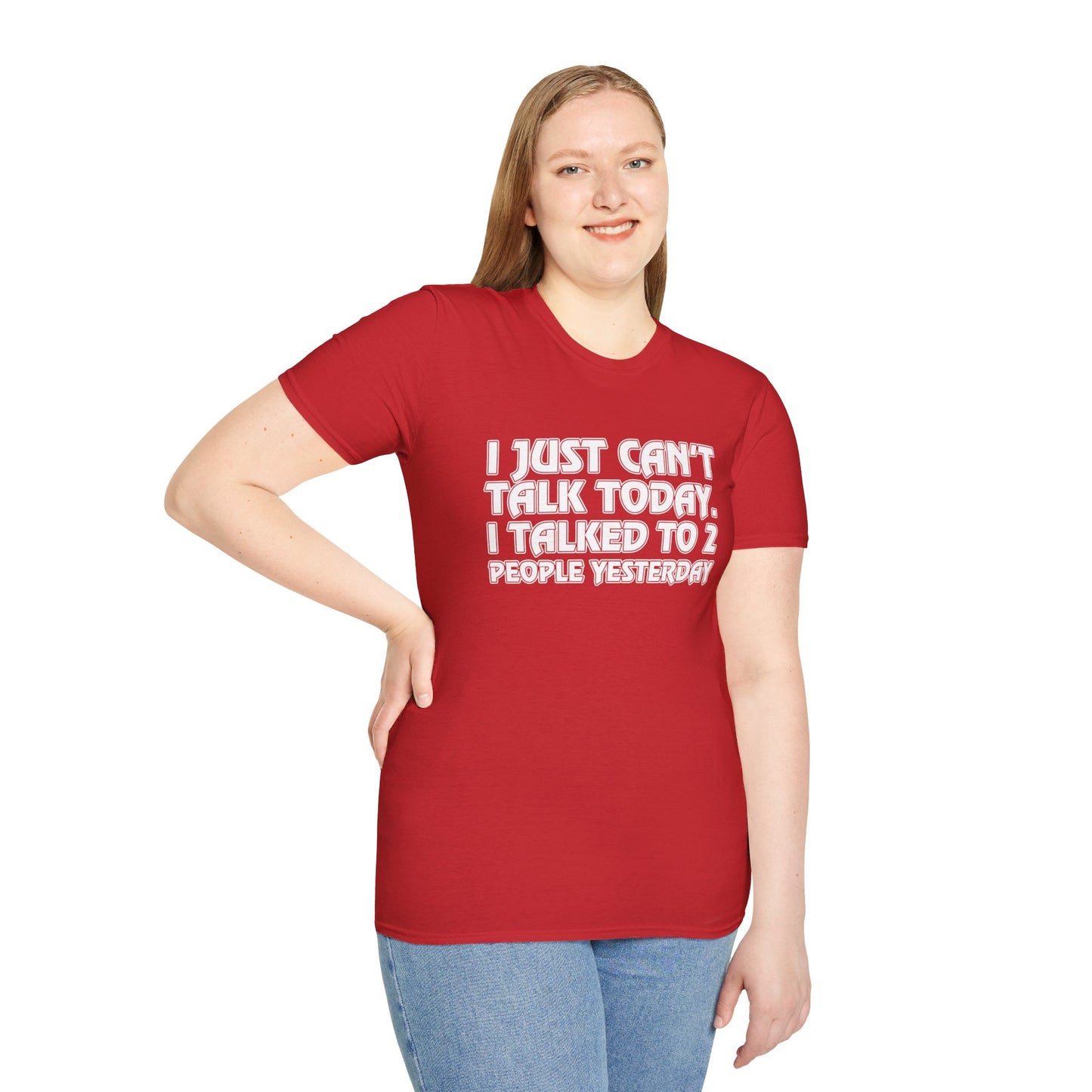 Can't Talk Unisex Softstyle T-Shirt