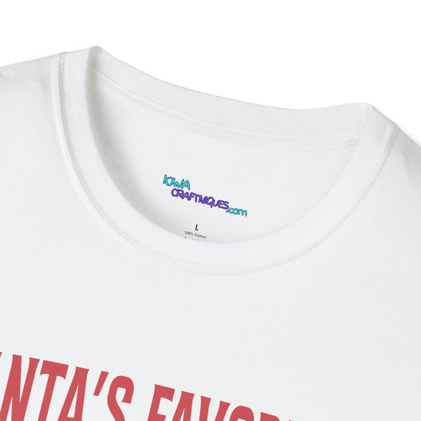 Santa's Favorite Hot Mess Unisex Softstyle T-Shirt