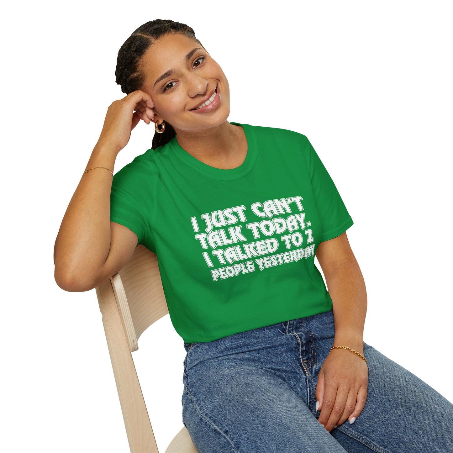 Can't Talk Unisex Softstyle T-Shirt