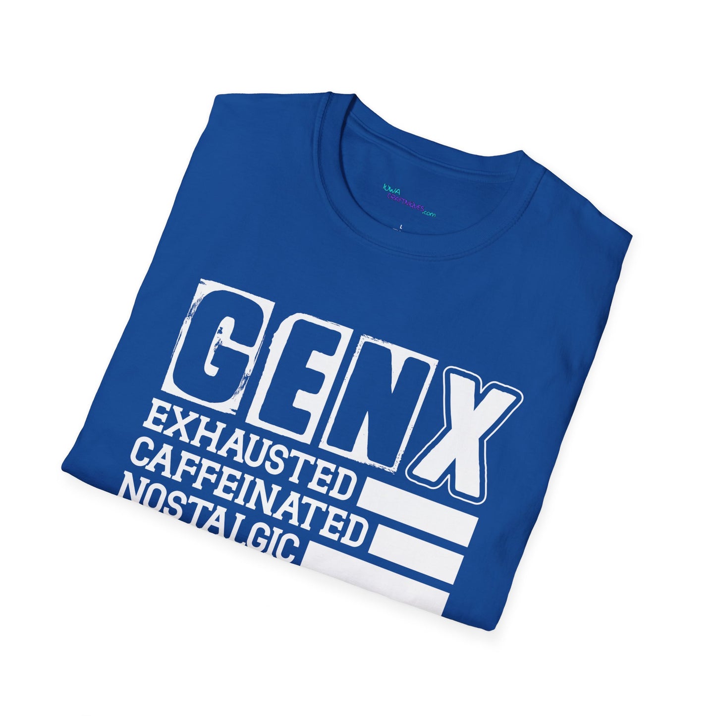 GEN X Exhausted Unisex Softstyle T-Shirt