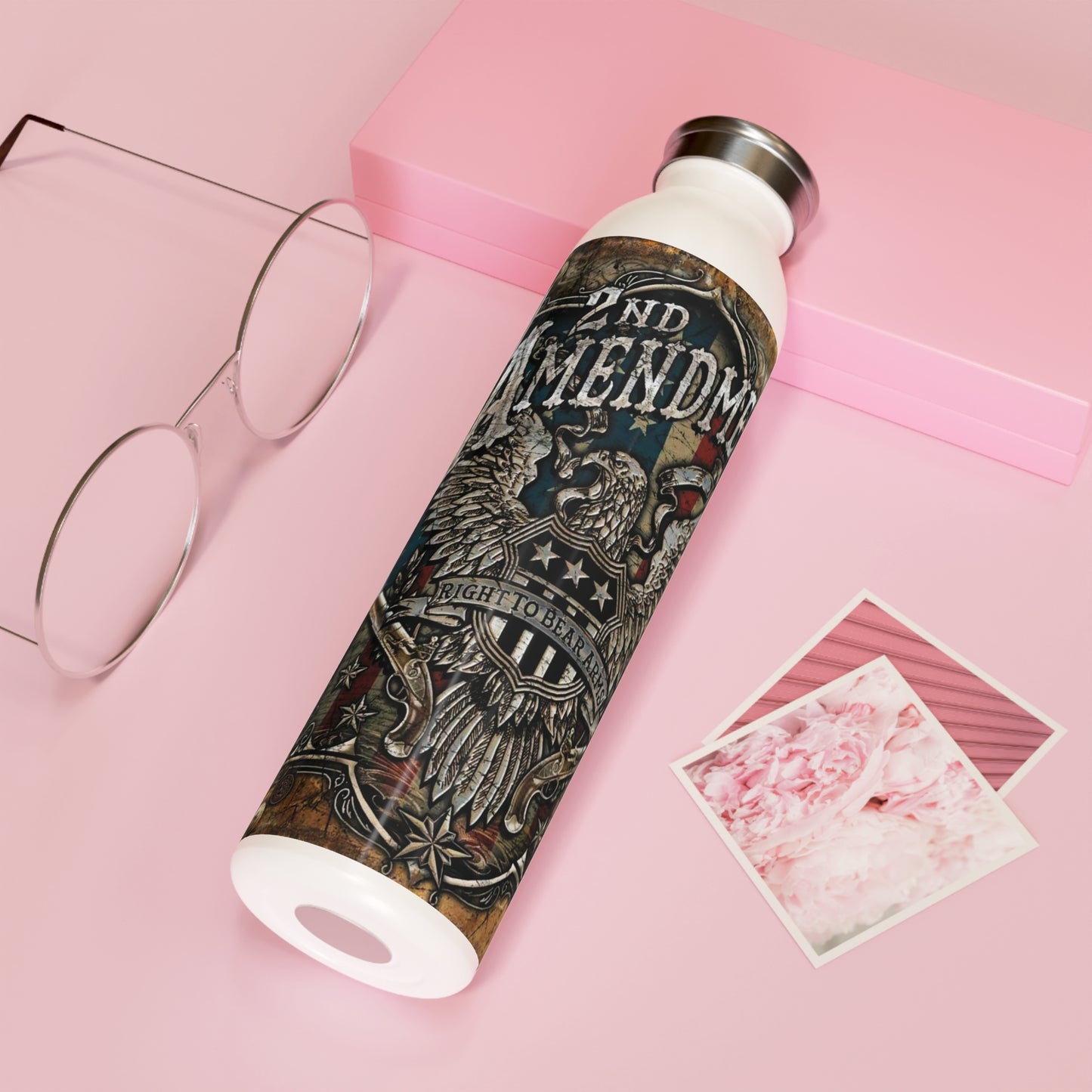 2nd Amendment Slim Water Bottle