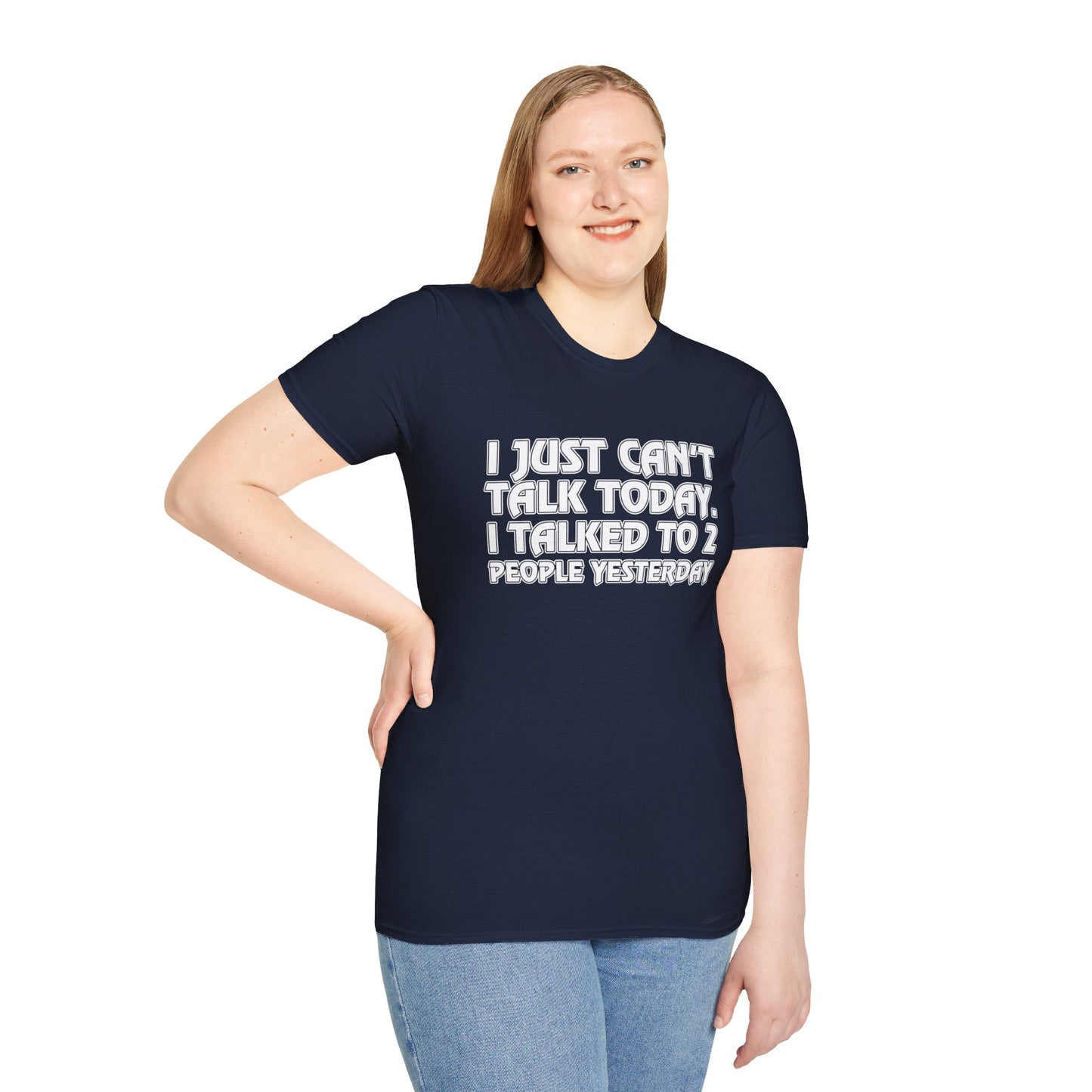 Can't Talk Unisex Softstyle T-Shirt