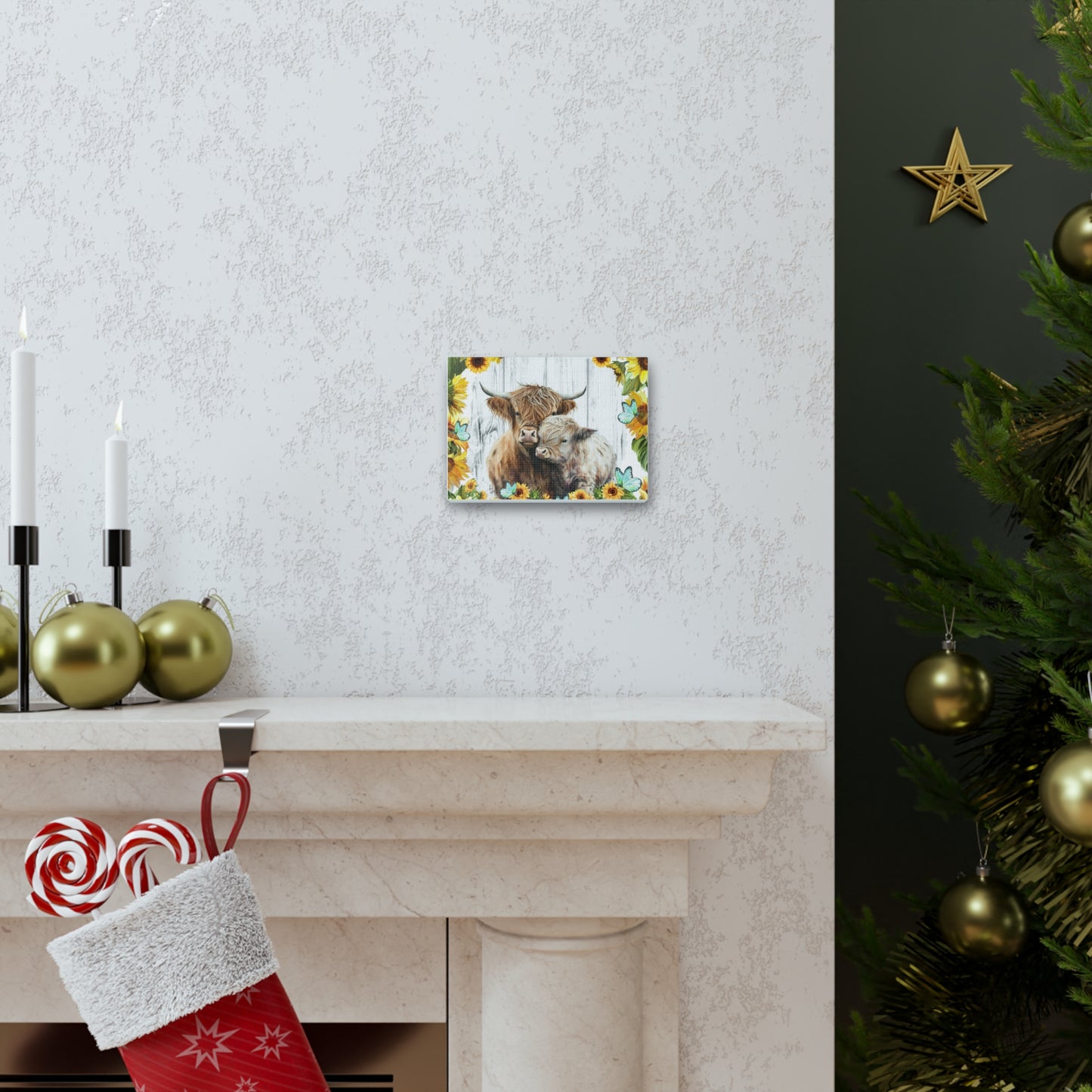 Highland Cows Canvas Gallery Wraps