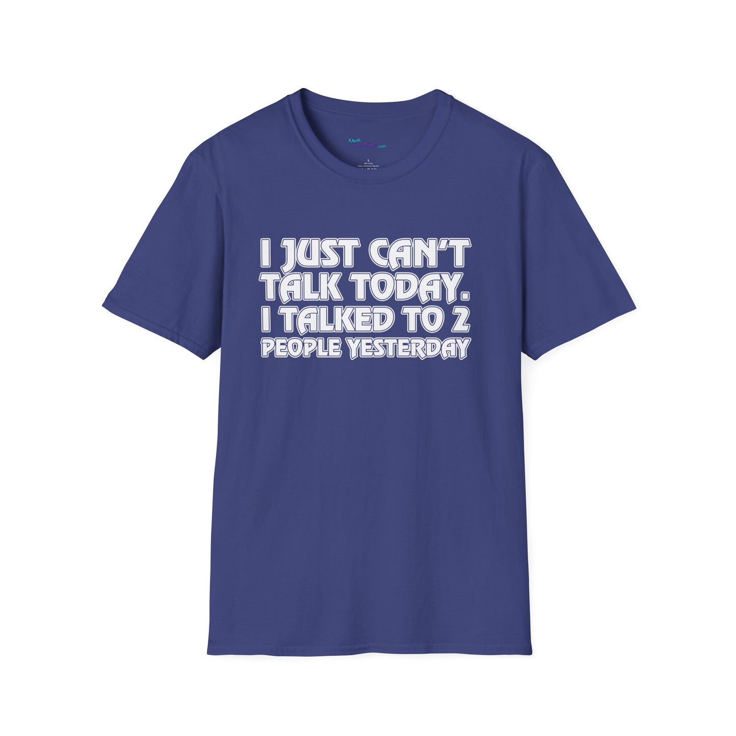 Can't Talk Unisex Softstyle T-Shirt