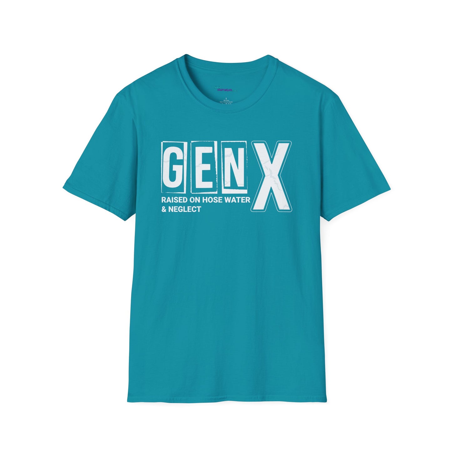 Gen X Raised On Unisex Softstyle T-Shirt