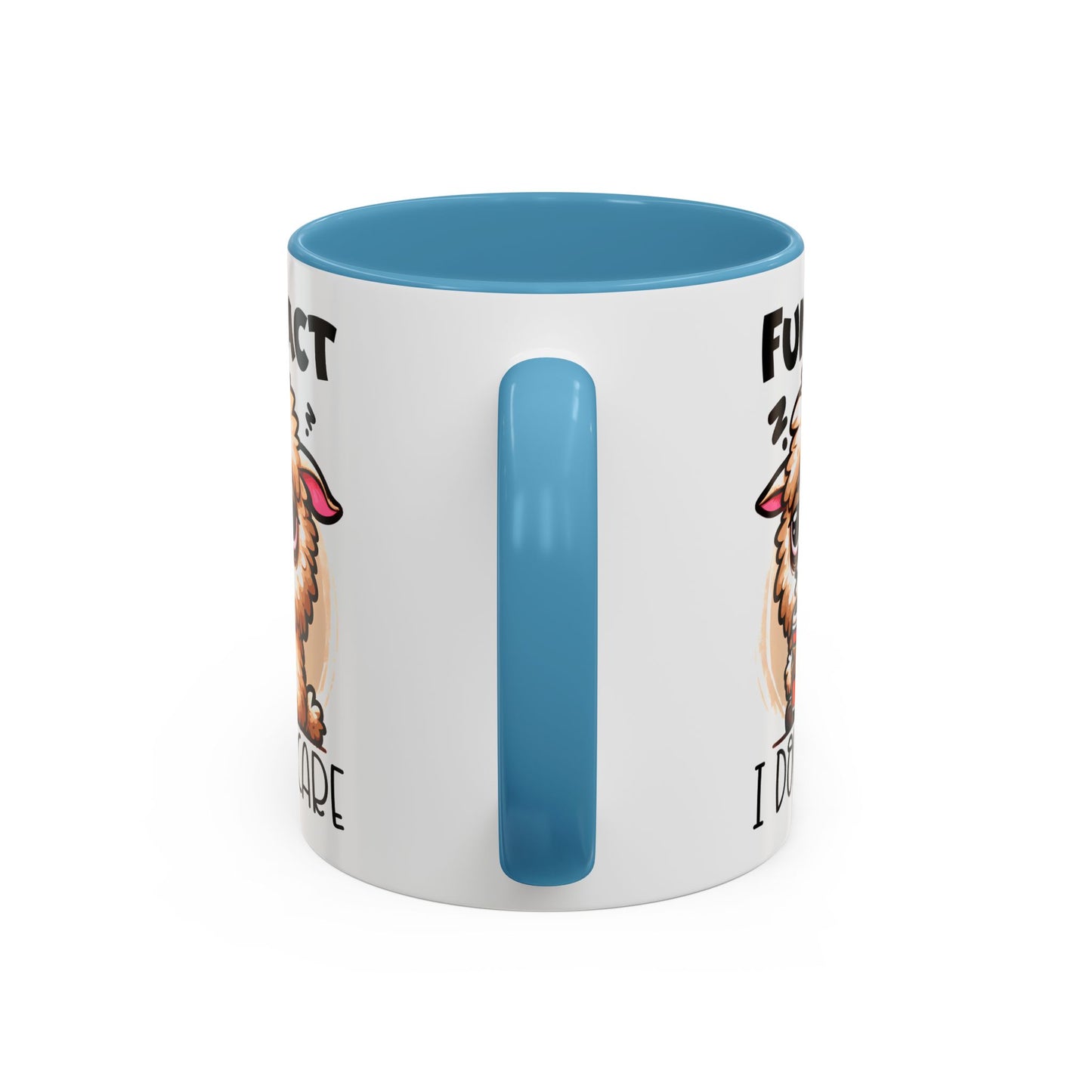 Funny Animal Accent Coffee Mug - 'Fun Fact: I Don't Care'