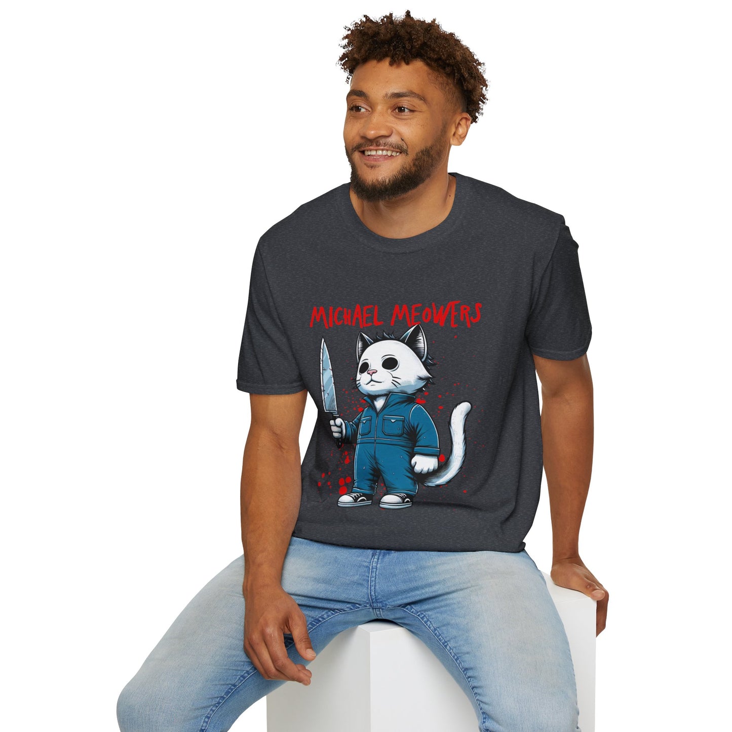 Micheal Meowers Unisex Softstyle T-Shirt