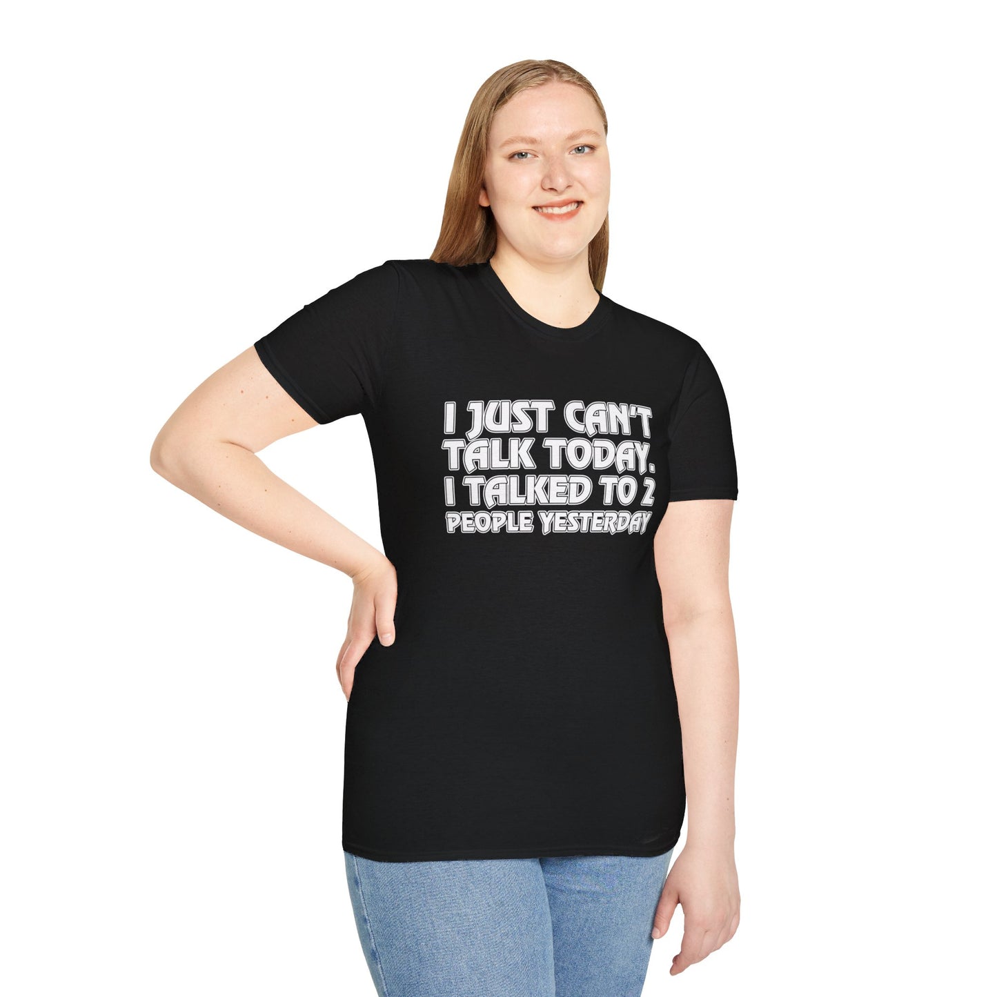 Can't Talk Unisex Softstyle T-Shirt