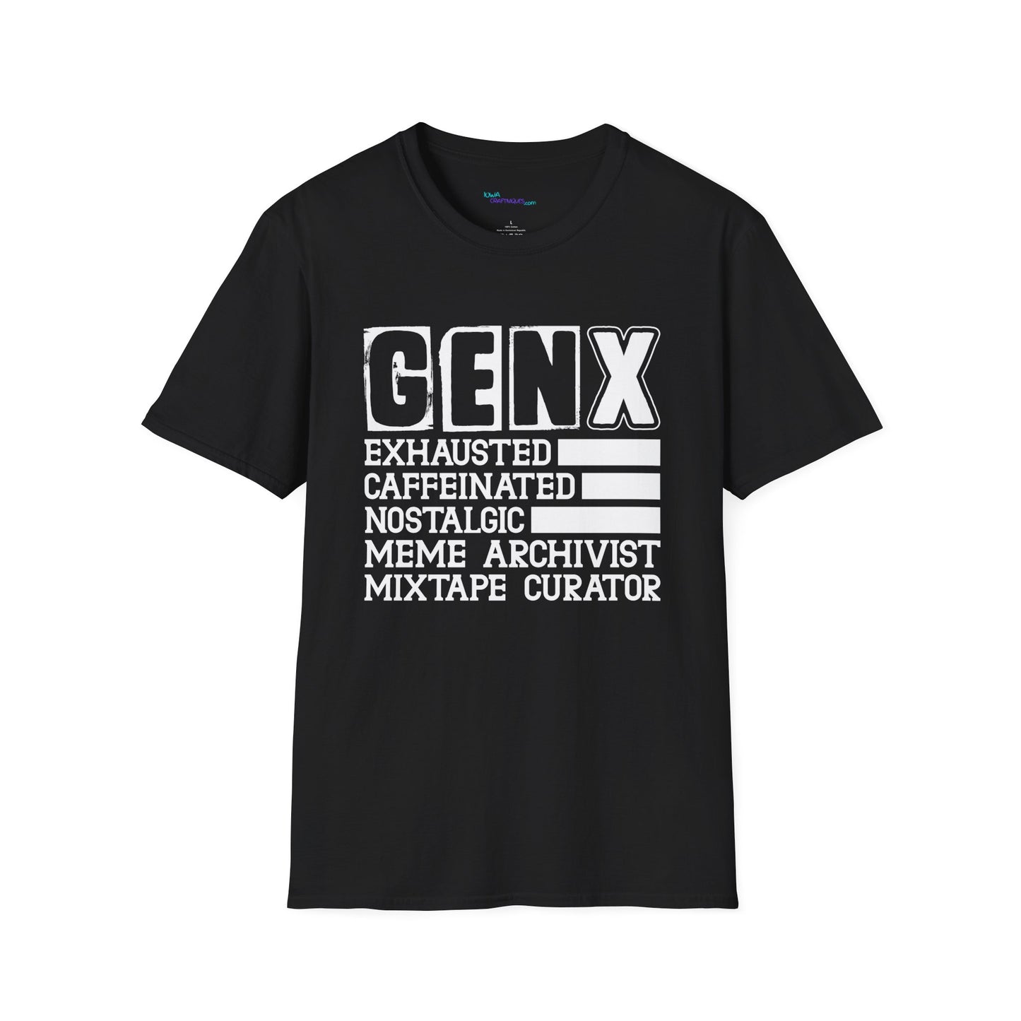 GEN X Exhausted Unisex Softstyle T-Shirt