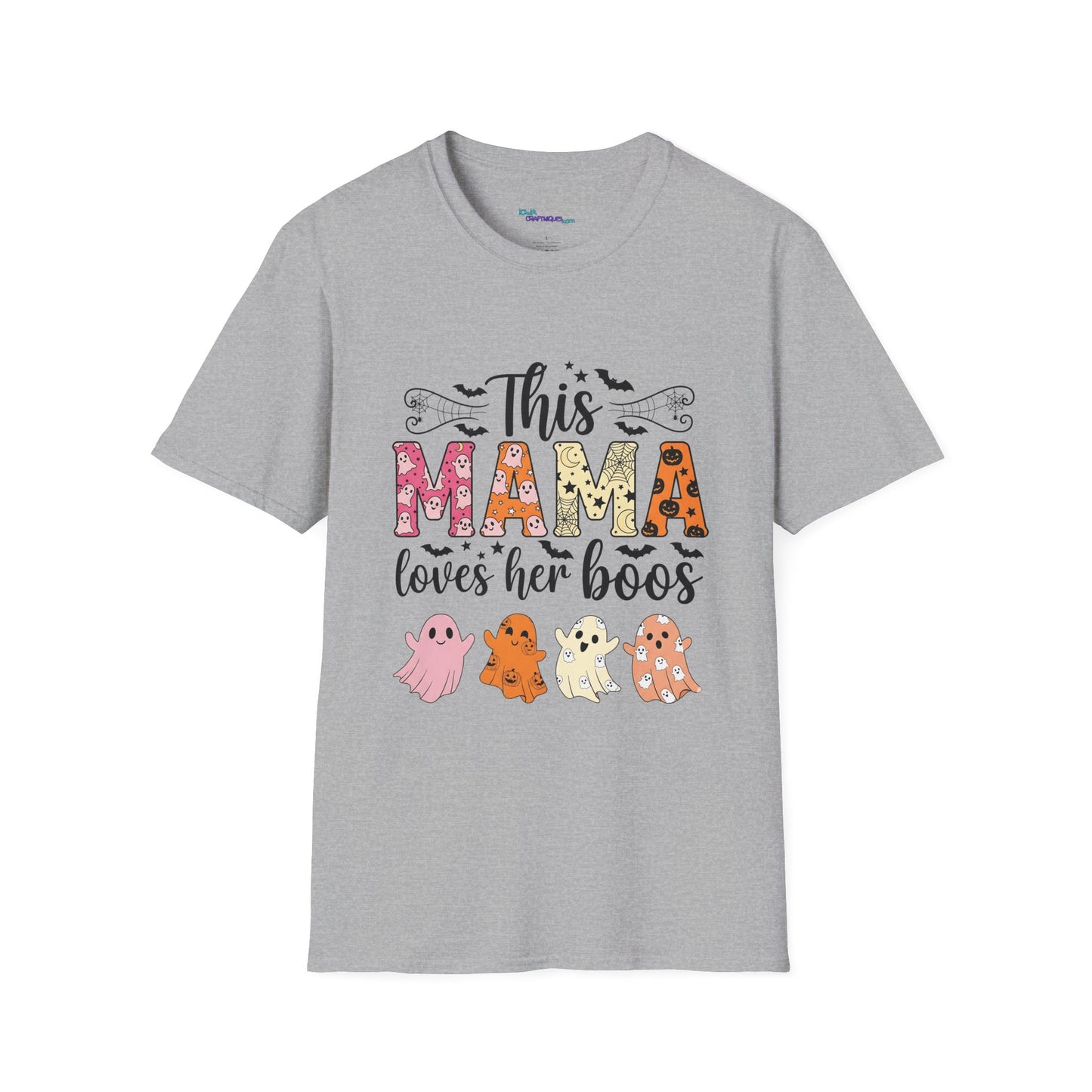 This Mama Loves Her Boos T-Shirt, Halloween Tee, Family Gathering Shirt, Mama Shirt, Ghost Lover Gift