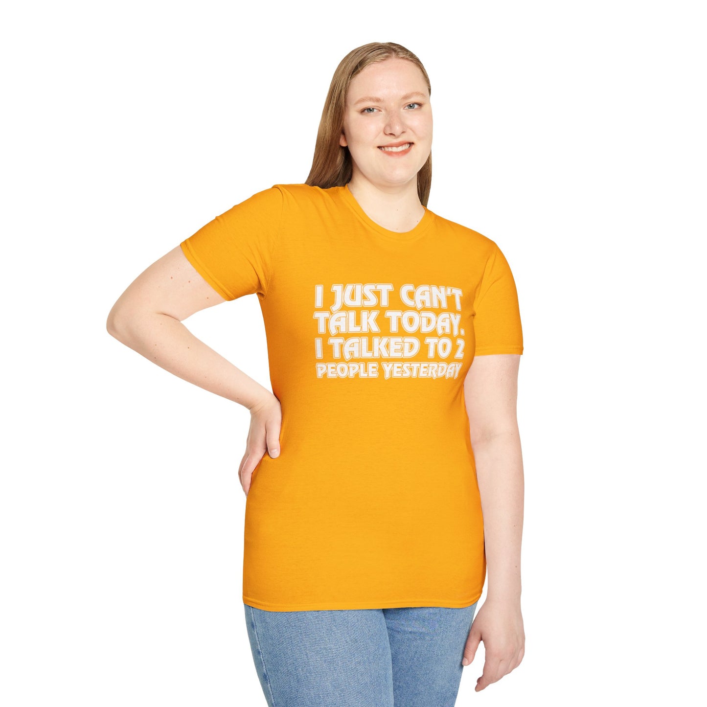 Can't Talk Unisex Softstyle T-Shirt