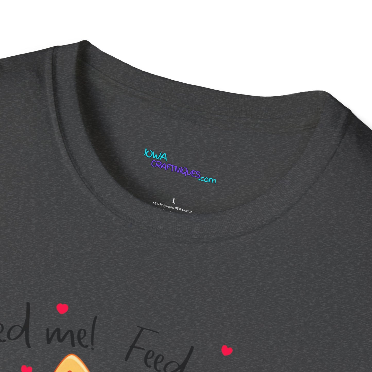 Feed Me Cat Unisex Softstyle T-Shirt