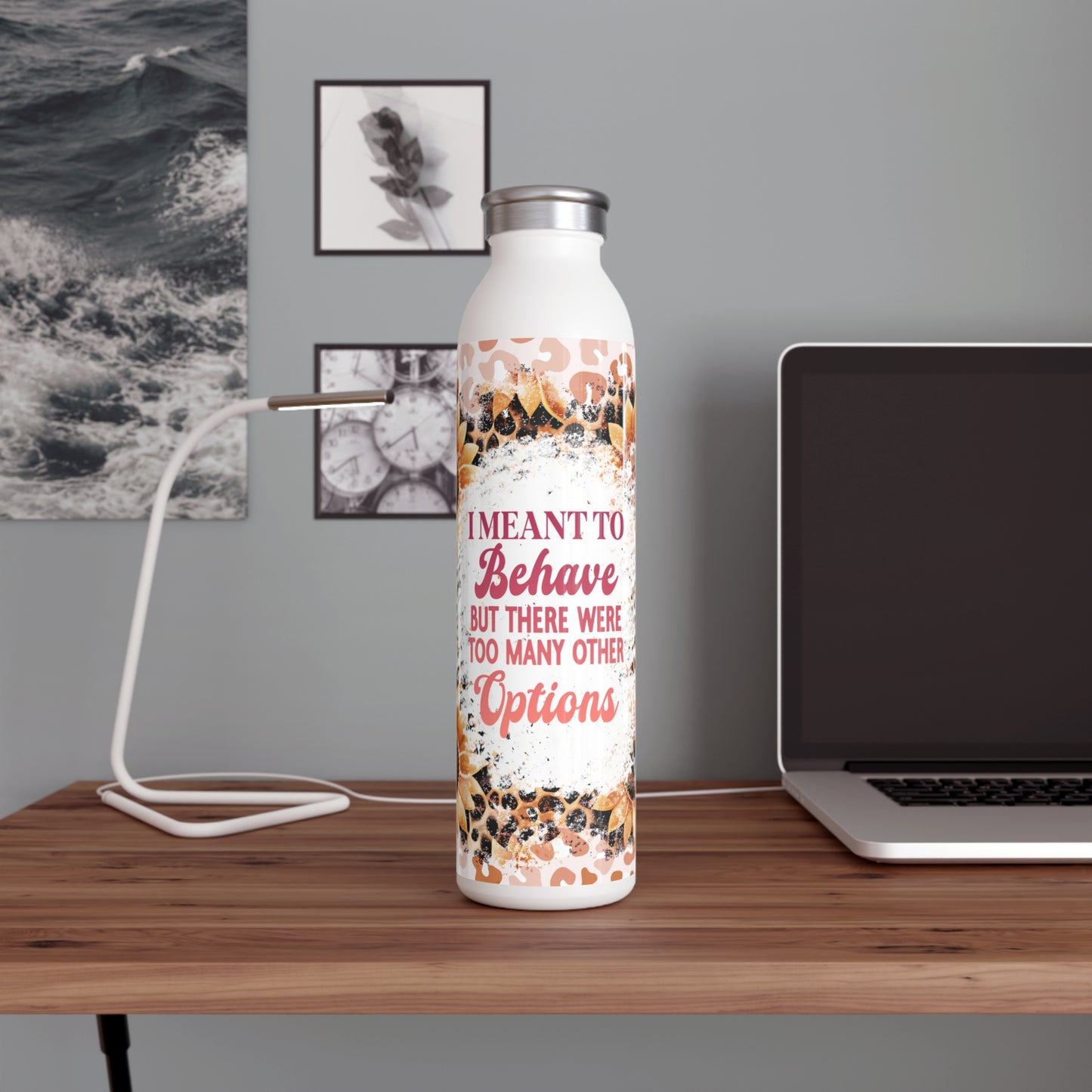 Behave Slim Water Bottle