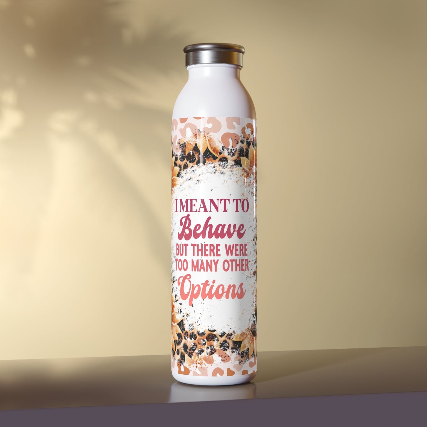 Behave Slim Water Bottle