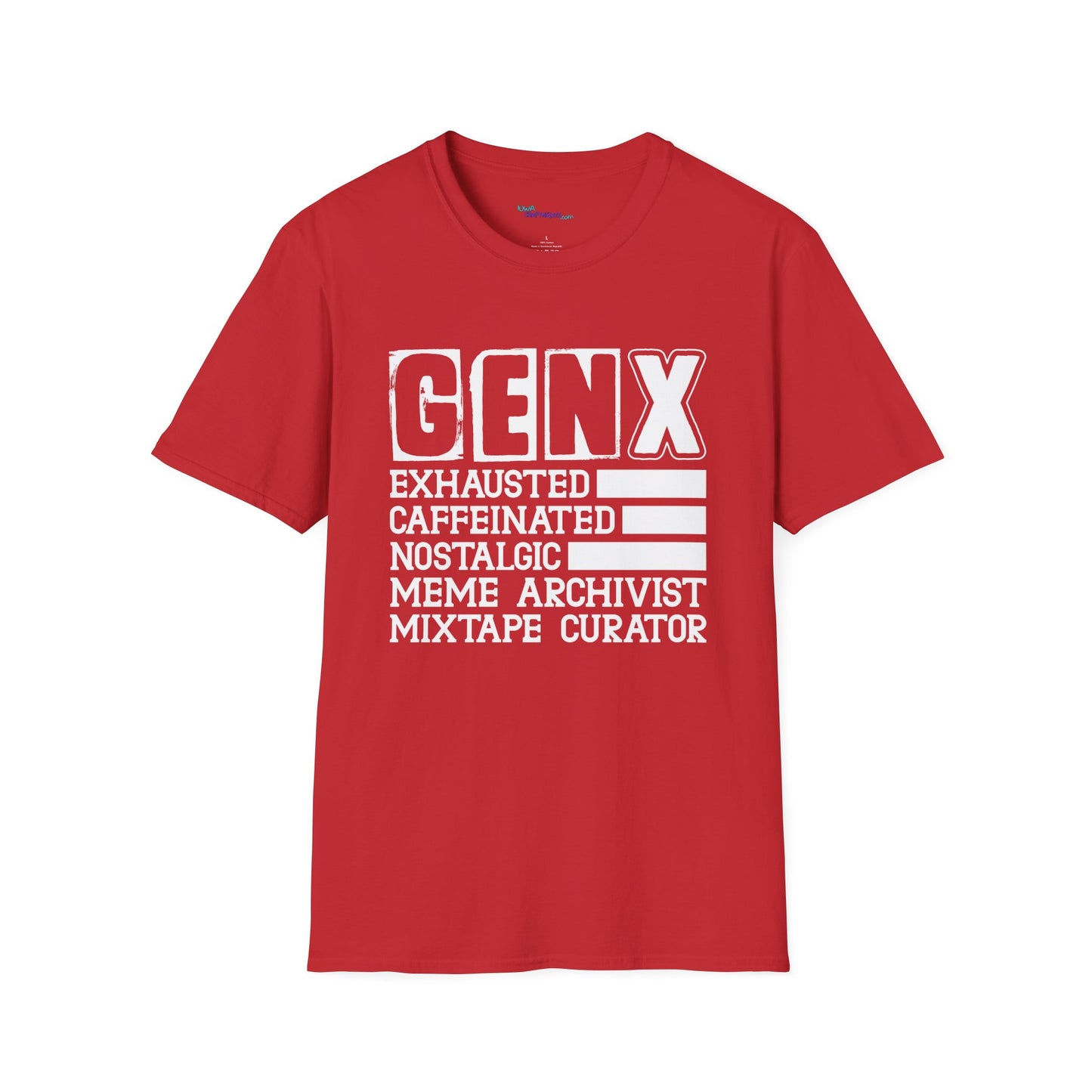 GEN X Exhausted Unisex Softstyle T-Shirt