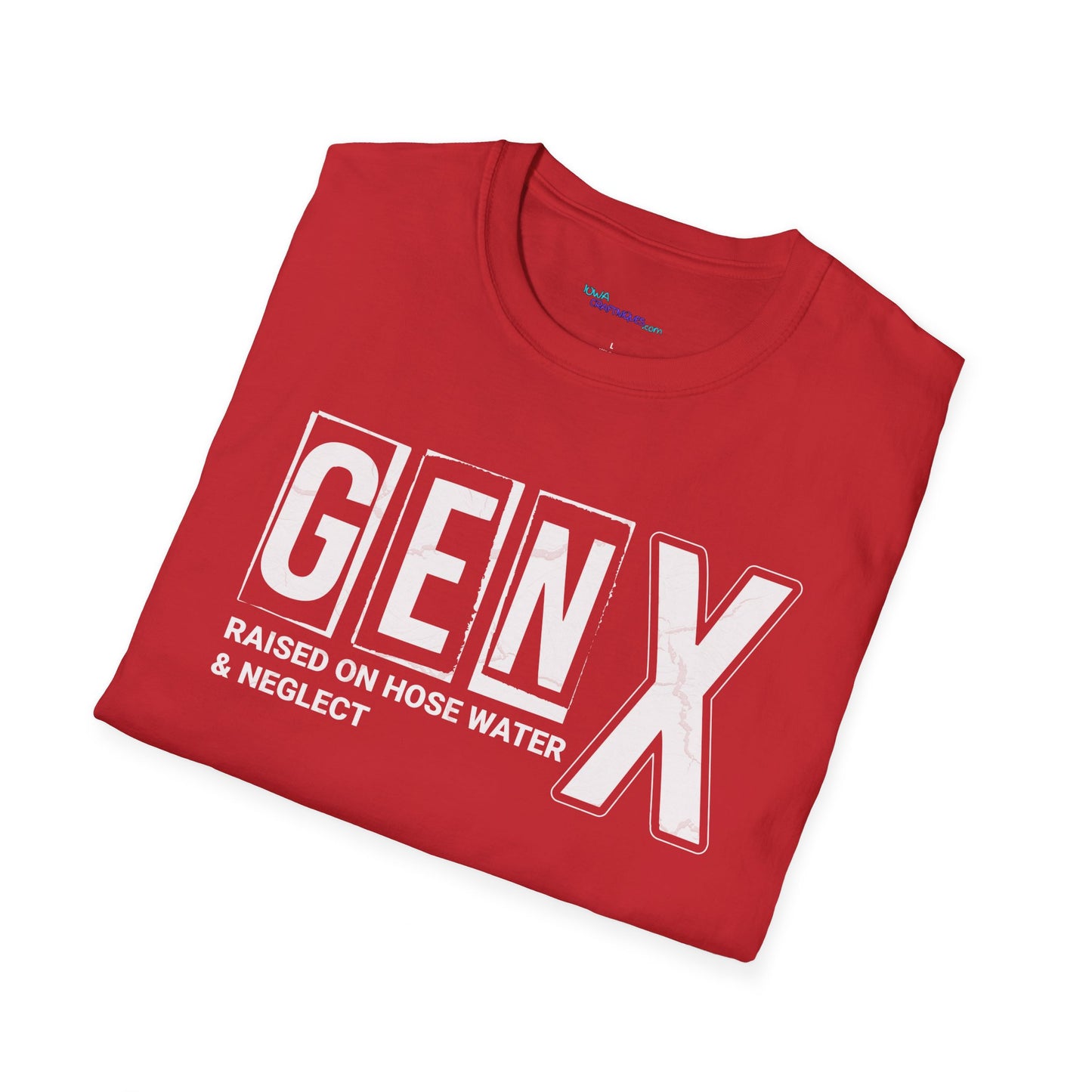 Gen X Raised On Unisex Softstyle T-Shirt